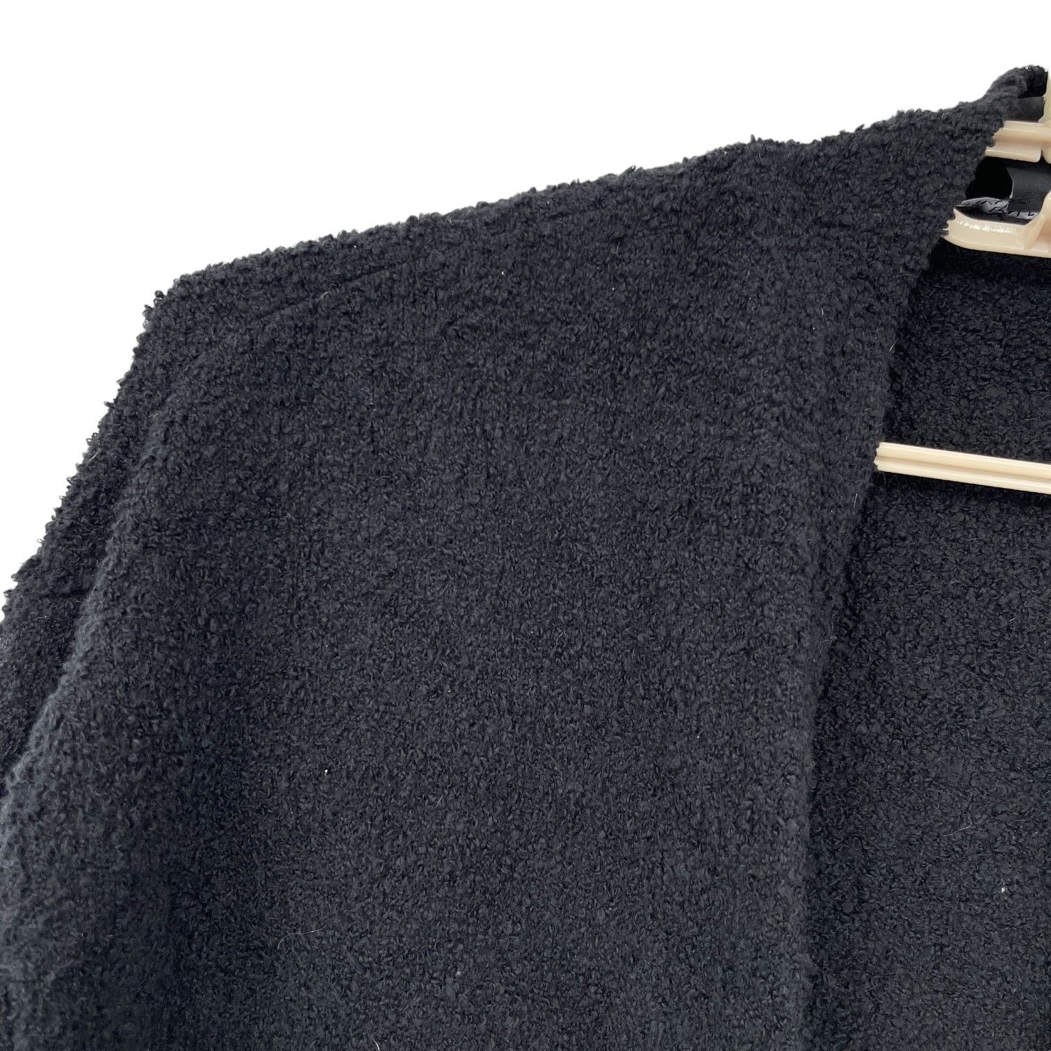 Eileen Fisher Eileen Fisher Cotton Boucle Long Cardigan Black XS/Small Size S / US 4 / IT 40 - 5 Thumbnail