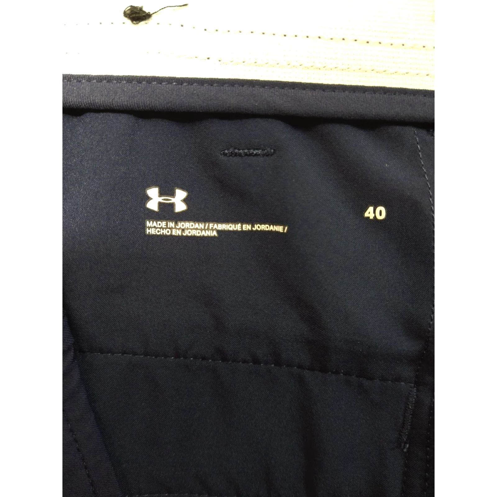 Under Armour Under Armour Shorts Mens 40 Navy Blue Showdown Performance Golf Sports Chino Breathable Lightweight Pockets 9in Inseam Regular Rise High Vintage No Size US 40 / EU 56 - 7 Thumbnail