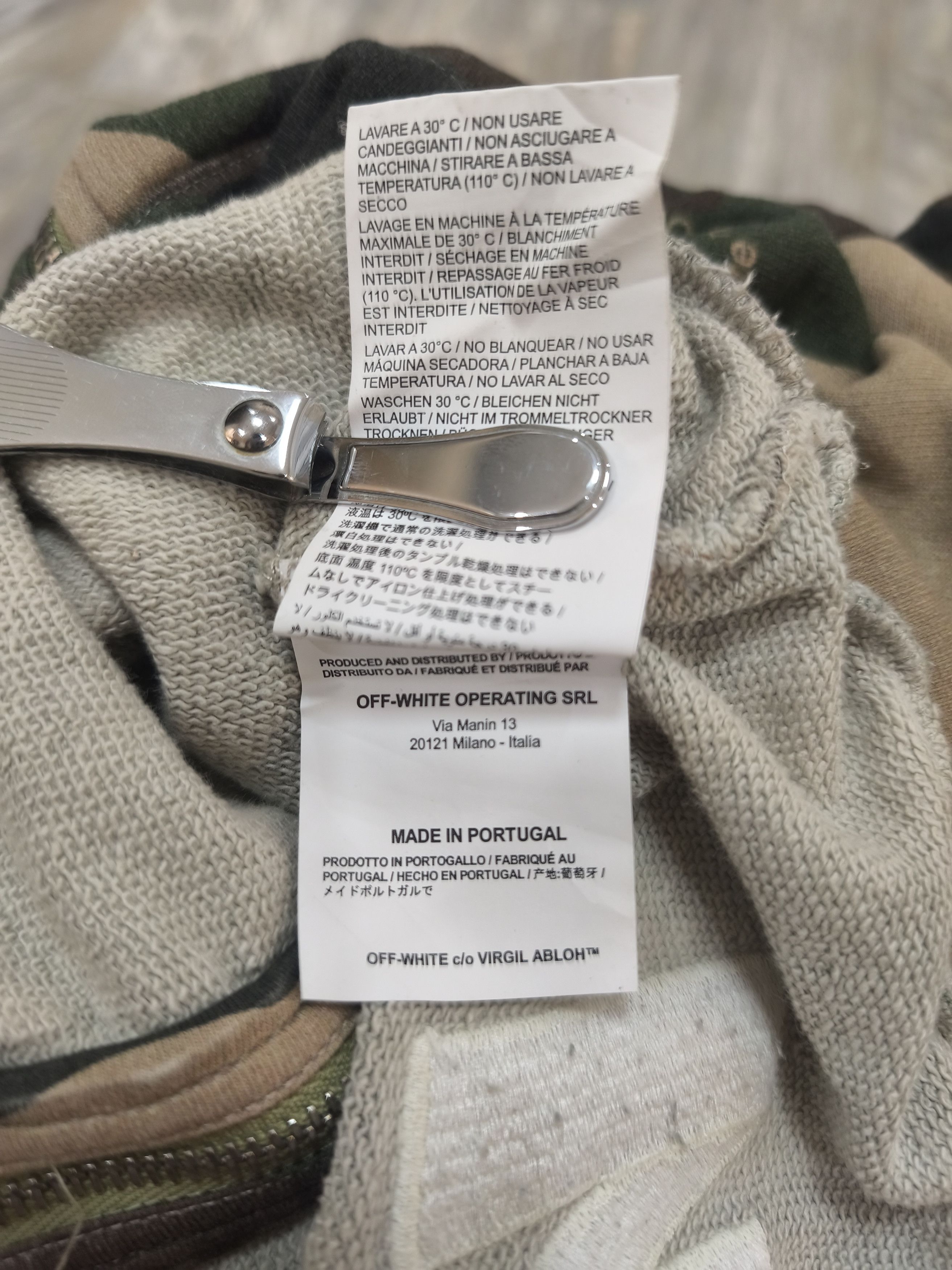 Off-White OFF WHITE Camouflage Cotton Zipped Hooded Size US S / EU 44-46 / 1 - 16 Thumbnail