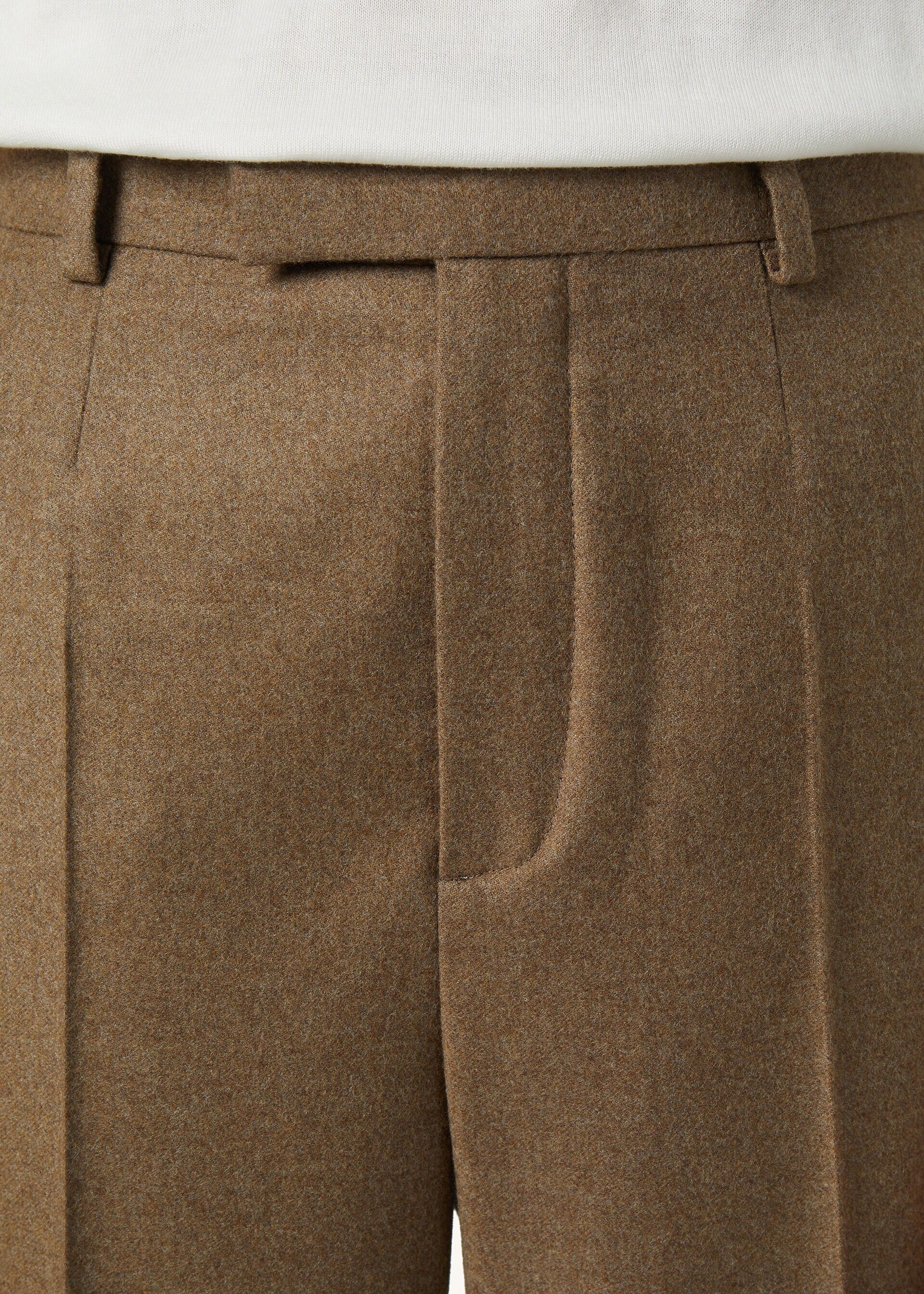 Loro Piana os11x0426 FAQ6317 Louis Pant in Mocha Glow Size 26" / US 2 / IT 38 - 3 Thumbnail