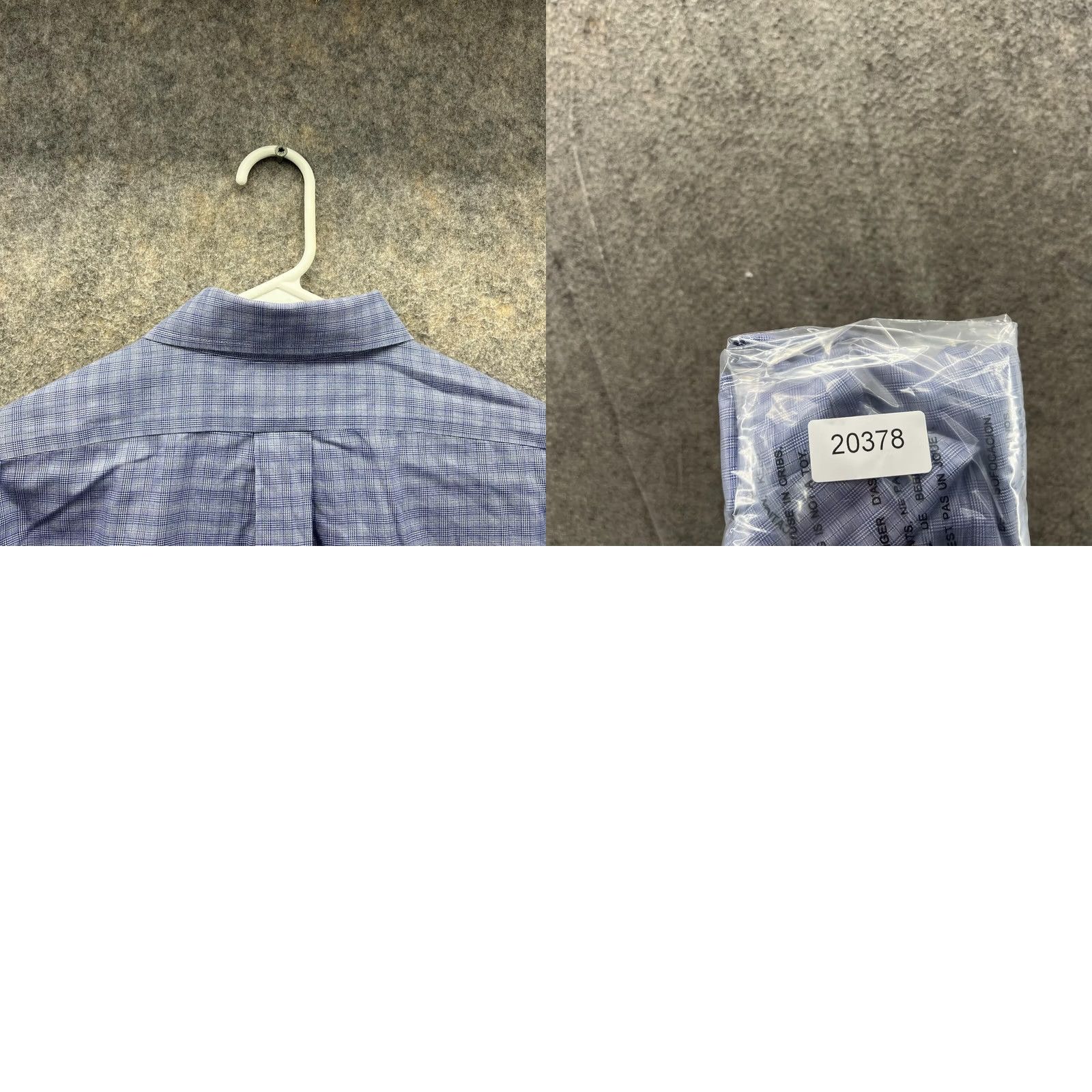 Brooks Brothers Brooks Brothers Shirt Men 15.5 32 Glen Check Blue Button-Down Regent Non Iron Shirt Size US L / EU 52-54 / 3 - 9 Thumbnail