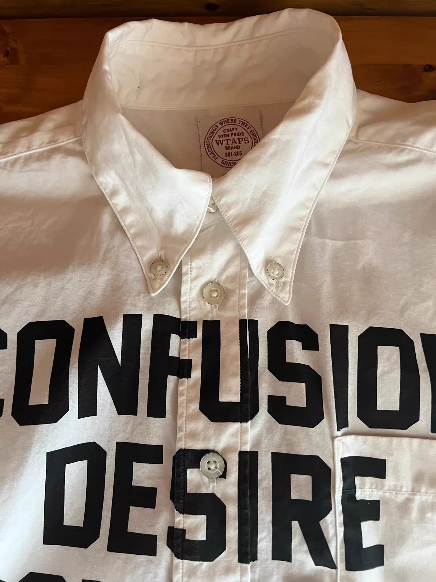 Wtaps WTAPS 15AW White Letter Shirt Size US S / EU 44-46 / 1 - 9 Thumbnail