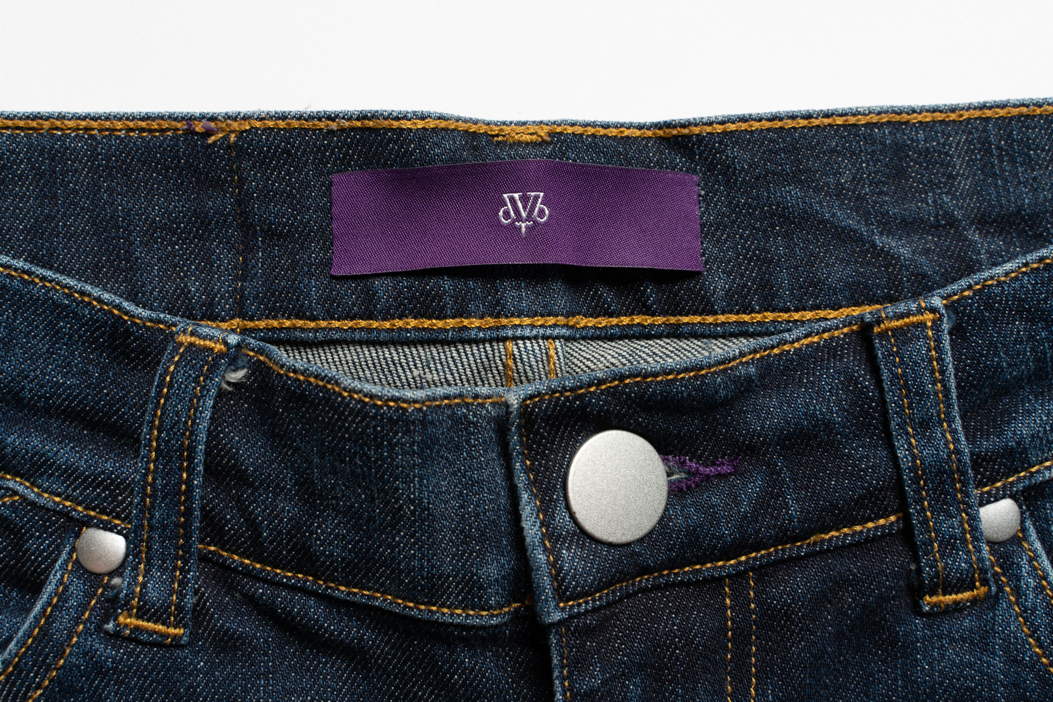 Victoria Beckham 🔴VICTORIA BECKHAM Vintage Blue Star Pocket Denim Jeans Size 24" / US 00 / IT 34 - 6 Thumbnail
