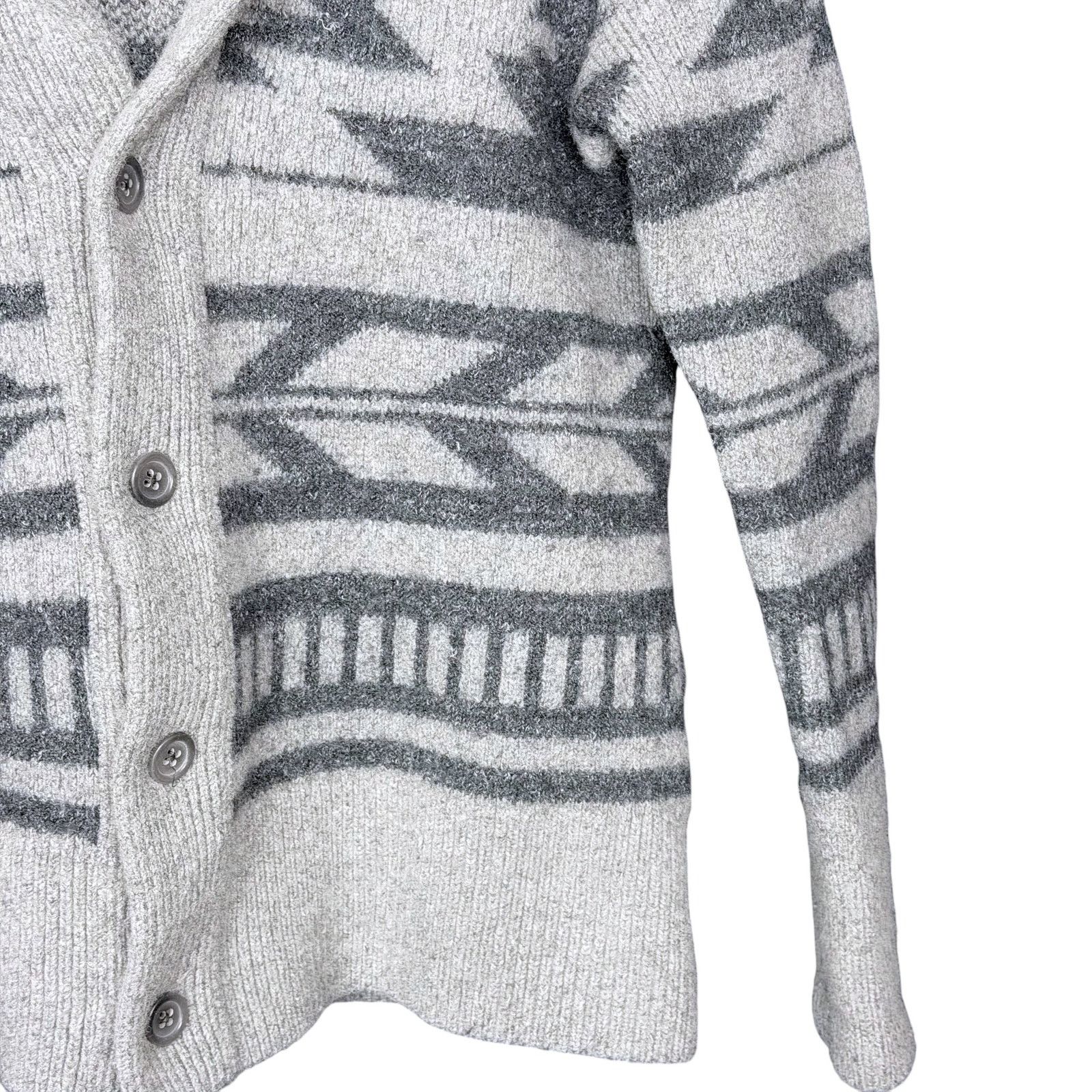 Banana Republic Banana Republic Aztec Graphic Men's L Shawl Collar Cardigan Size US L / EU 52-54 / 3 - 4 Thumbnail