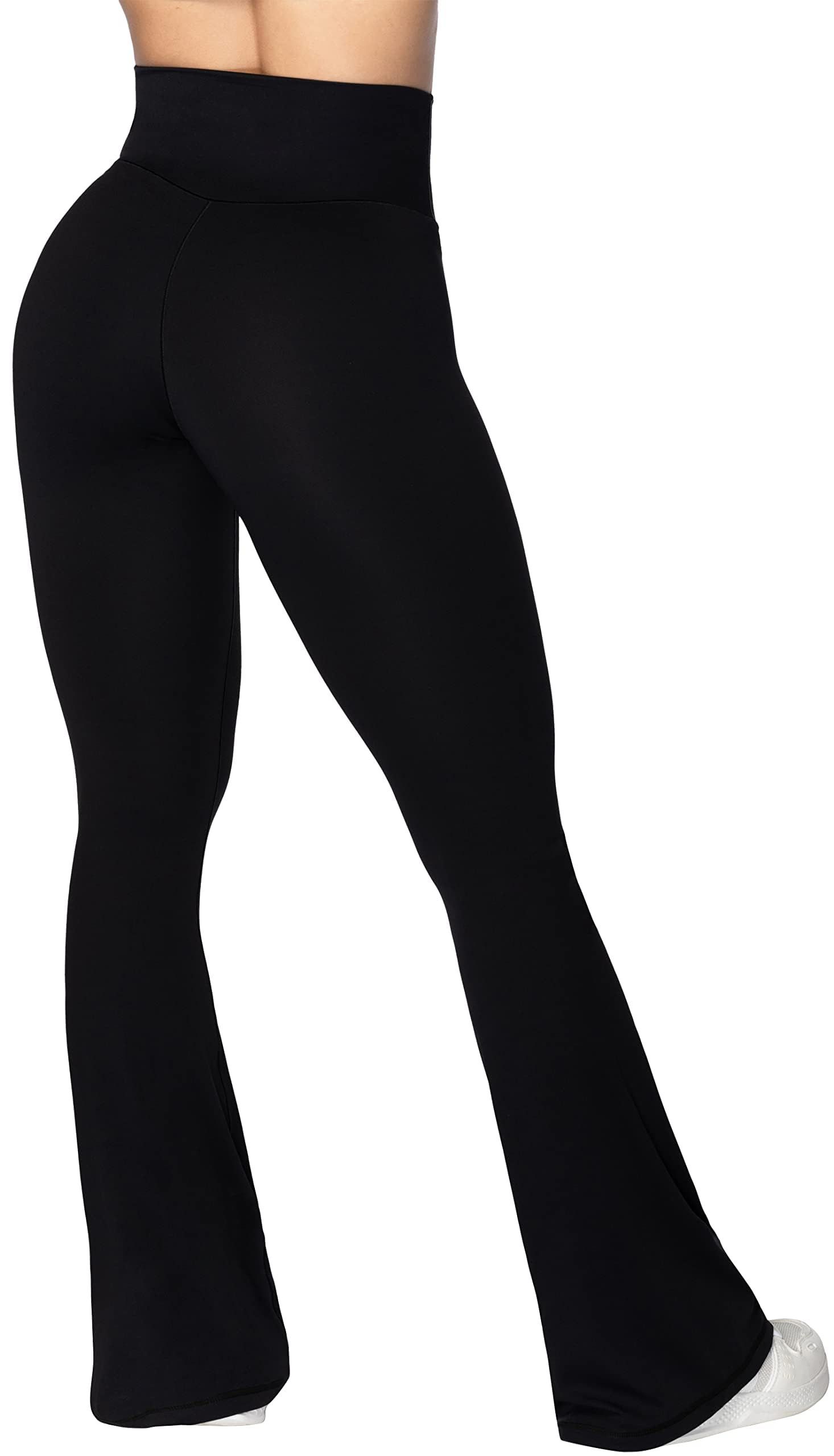 Other Flare Leggings, Crossover Yoga Pants with Tummy Control Size 33" - 3 Thumbnail