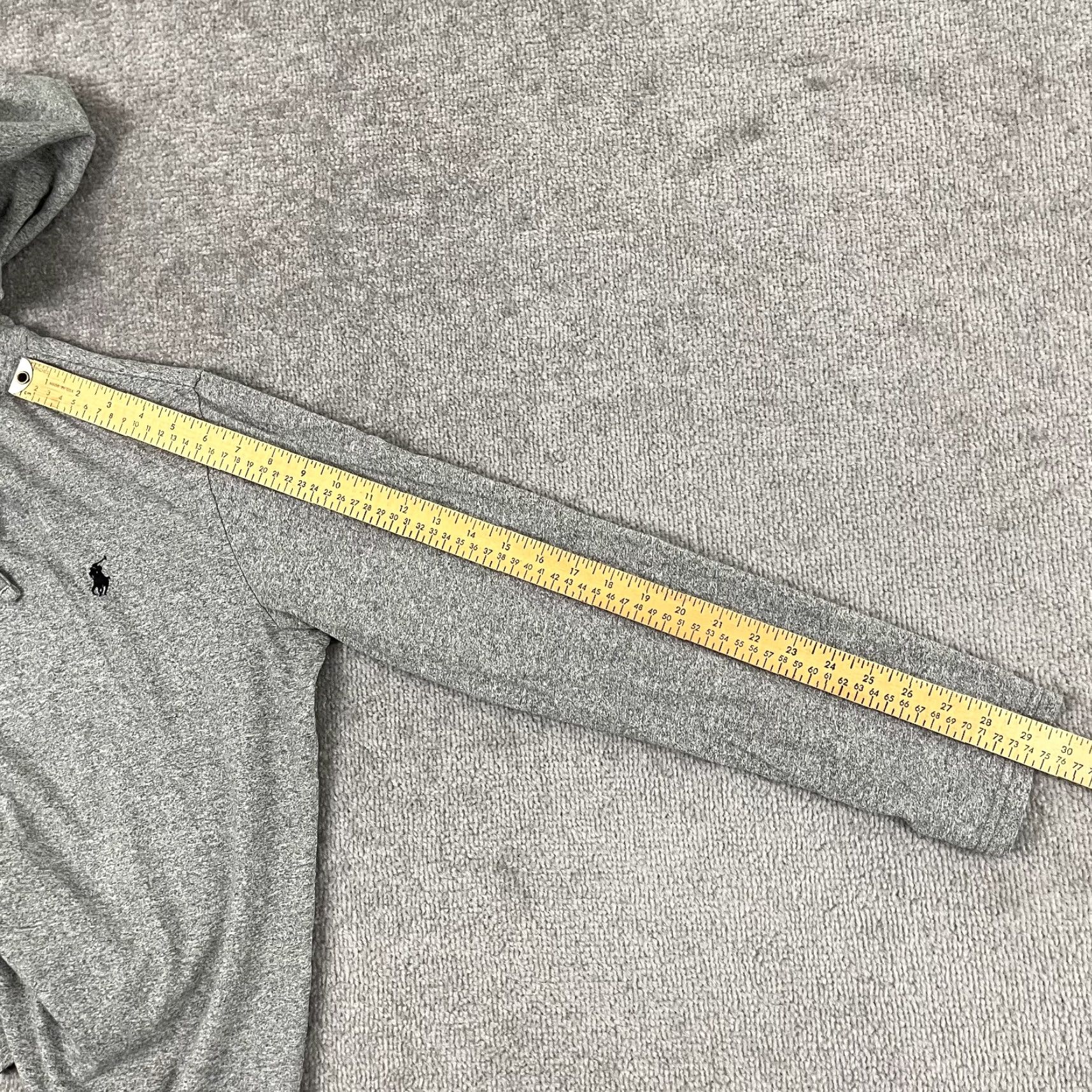 Polo Ralph Lauren Polo Ralph Lauren Hoodie Pullover Mens Medium Gray Lightweight Classic Sports Outdoor Size US M / EU 48-50 / 2 - 7 Thumbnail