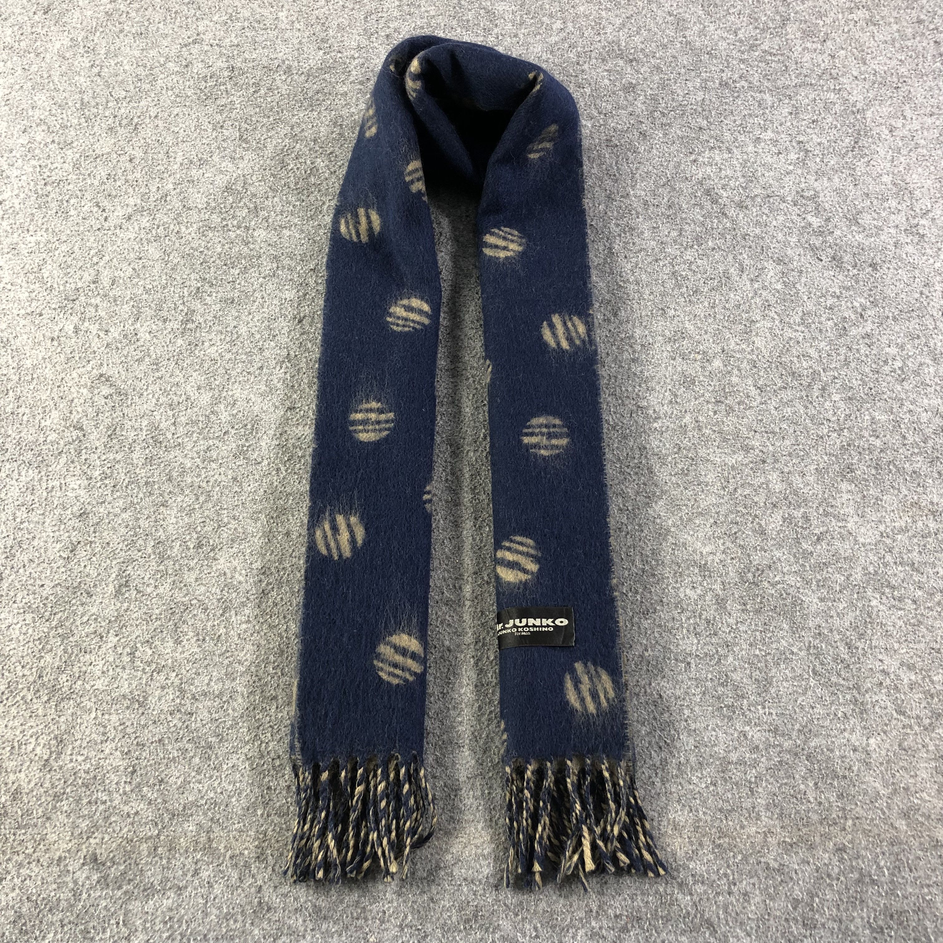 Mr. Junko Mr. Junko Wool Scarf Muffler V1149 Size ONE SIZE - 1 Thumbnail