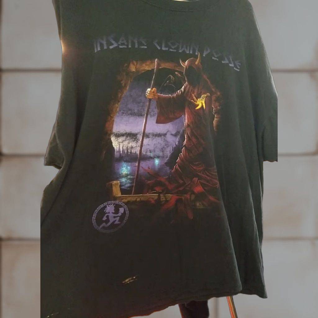 Anvil VINTAGE Anvil ICP T-shirt 2XL Black Mens Shirt 2XL Insane Clown Posse ICP T-shirt Vintage Black Mens 2XL Size US XXL / EU 58 / 5 - 1 Thumbnail
