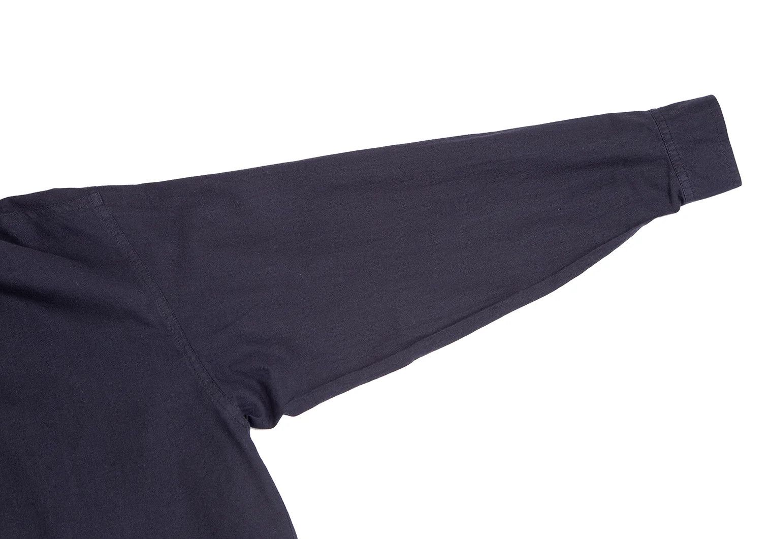 Issey Miyake Stand Neck Pullover Shirt in Navy, Size M Size US M / EU 48-50 / 2 - 6 Thumbnail