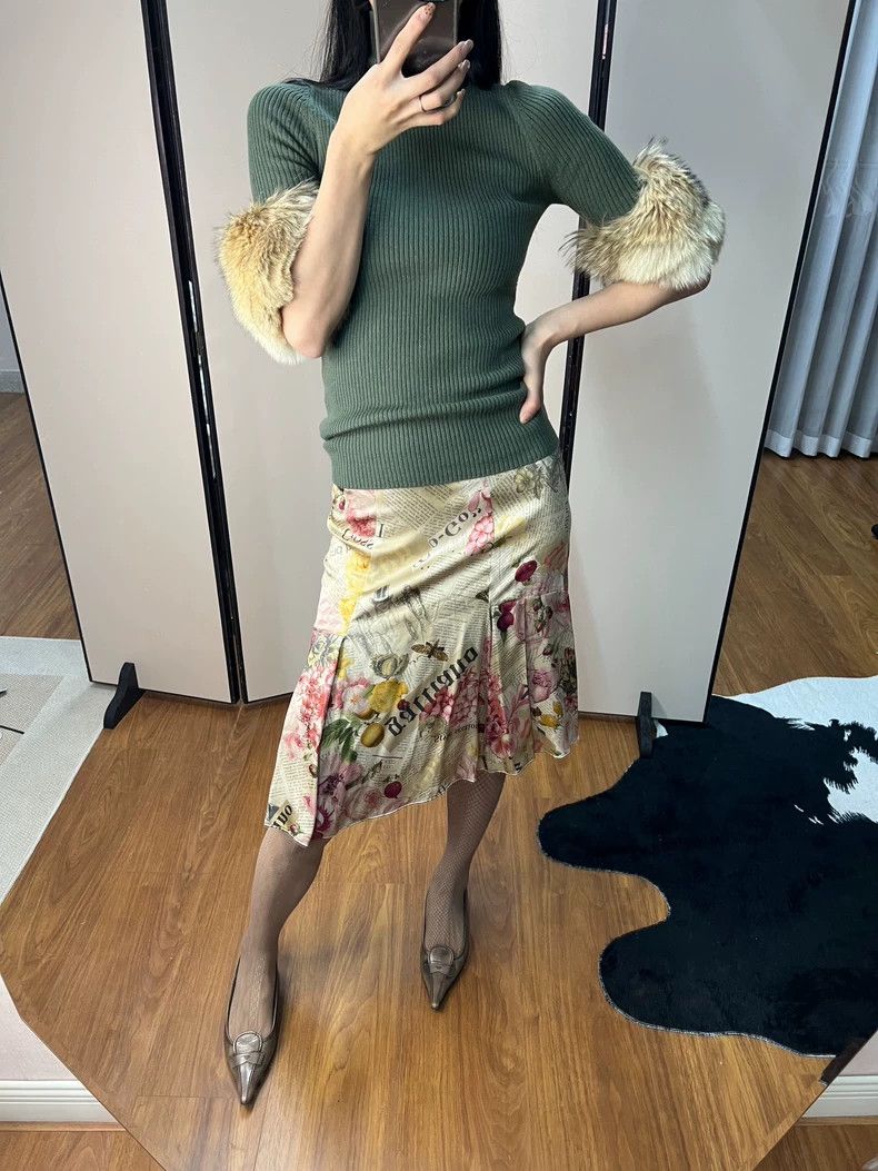 Other Comme Des Garcons Fur wool sleeve wool knit turtleneck top Size S / US 4 / IT 40 - 9 Thumbnail