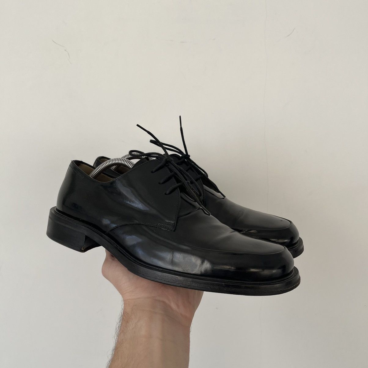 Hugo Boss Vintage Platform Leather Hugo Boss Boots Underground Look Size US 9 / EU 42 - 1 Thumbnail