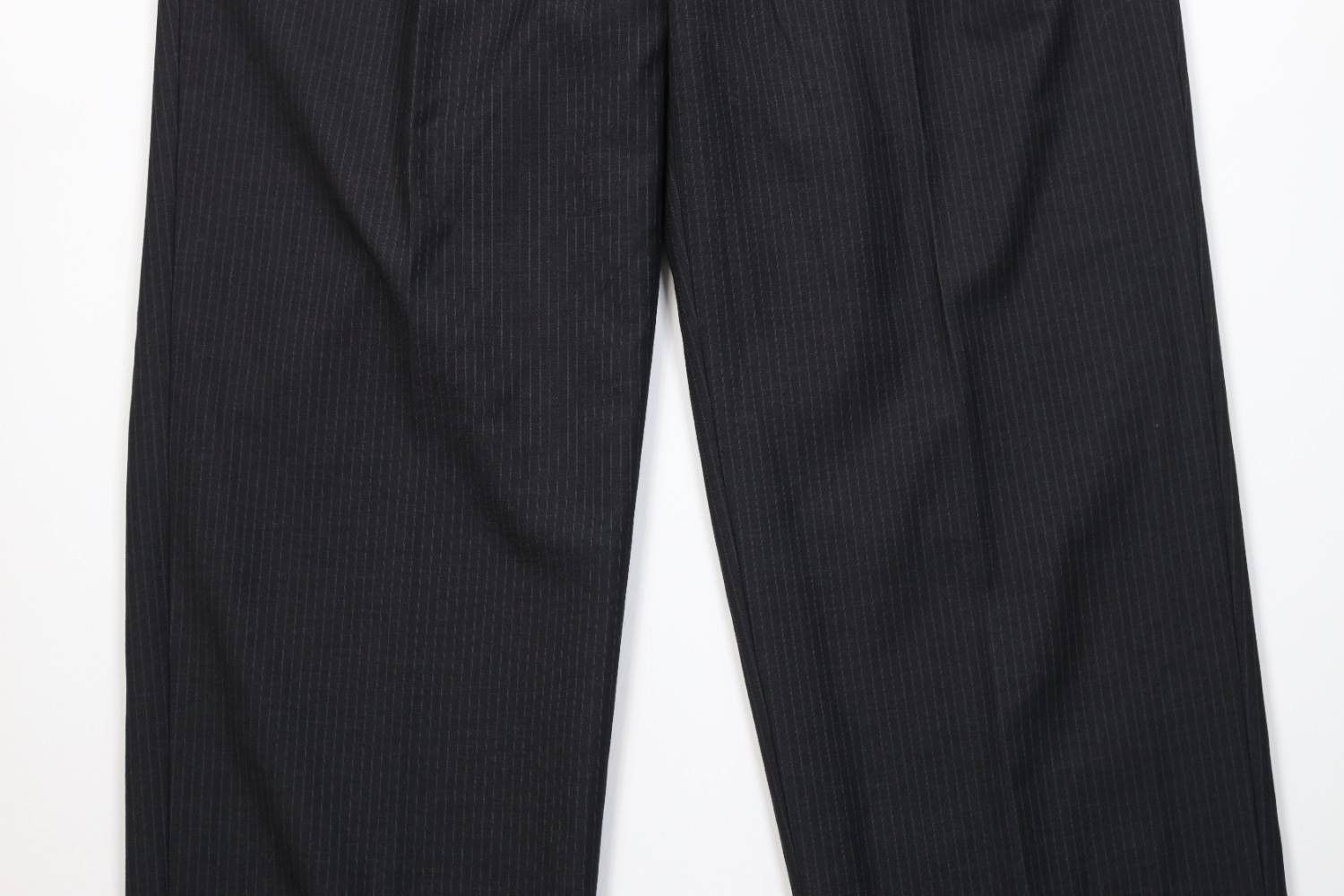 Vintage Vintage 90s Blend Knit Pinstriped Wide Leg Chino Pants Size US 34 / EU 50 - 3 Thumbnail