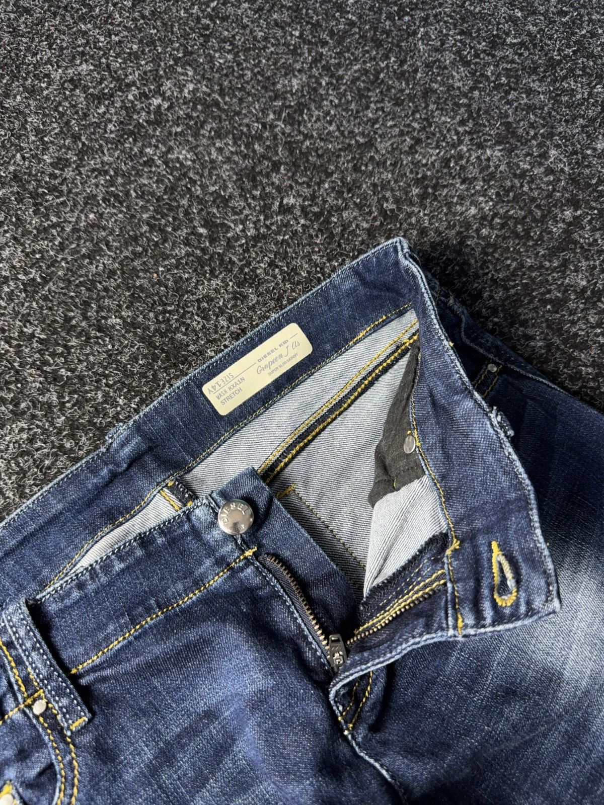 Diesel Luxury Retro Diesel Grupeen J Us Skinny denim pants Size 29" - 9 Thumbnail