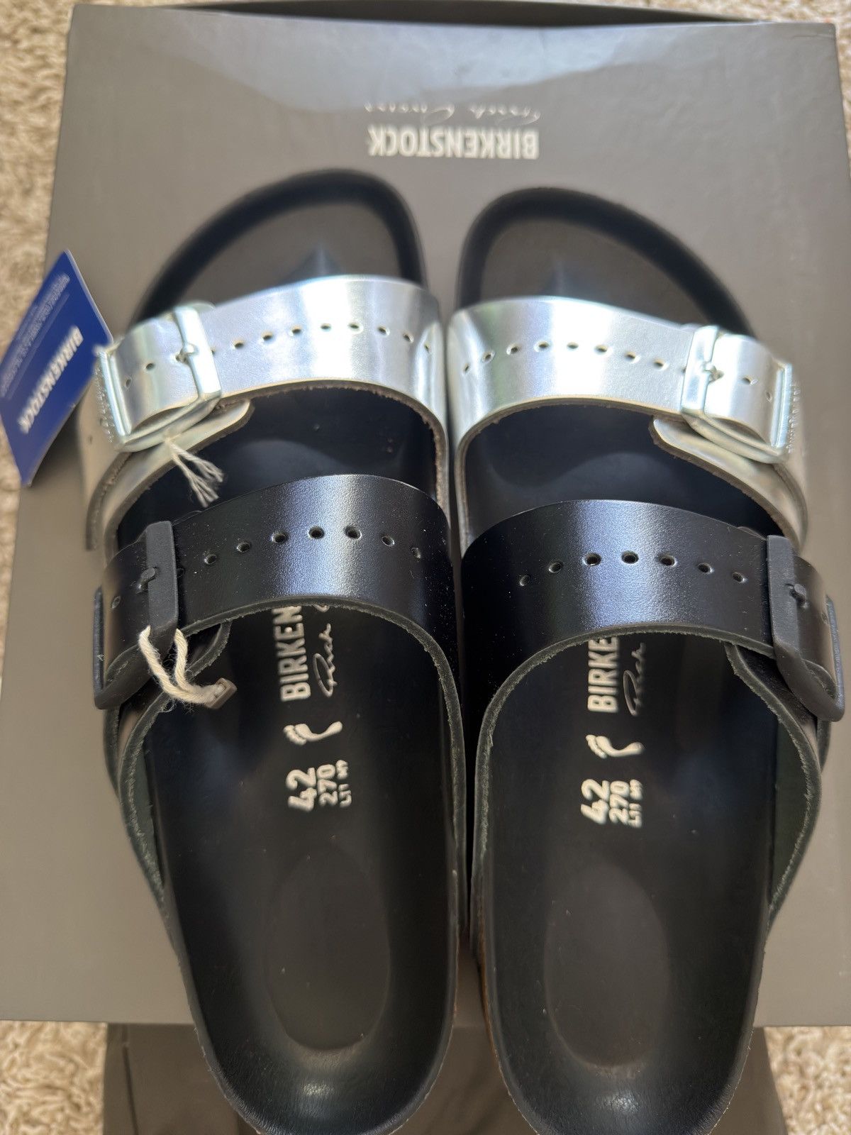 Birkenstock × Rick Owens Arizona Birkenstocks from Rick Owens Size US 9 / EU 42 - 1 Thumbnail
