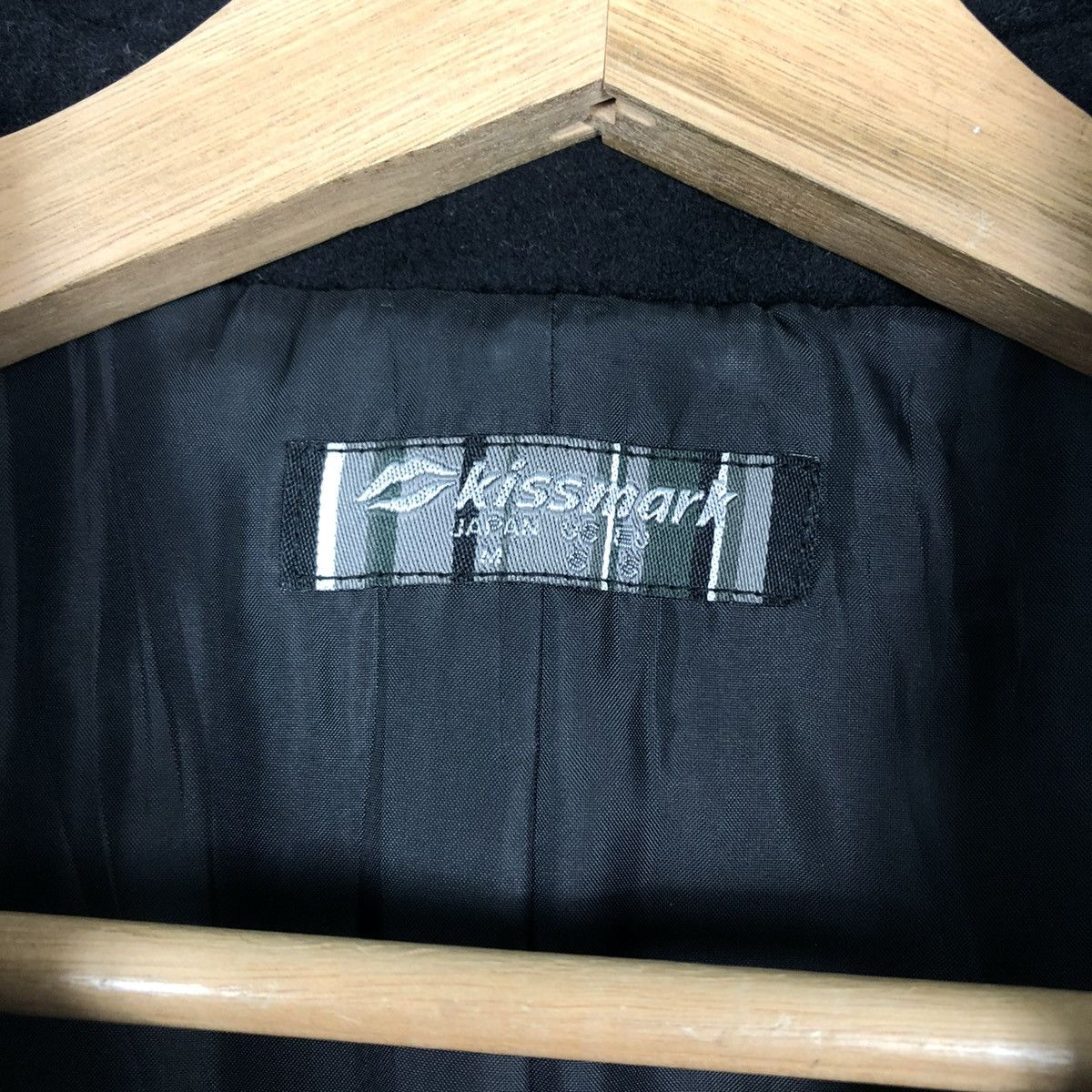 Japanese Brand 🔥Biker Jacket Wool Double Breast Kissmark Japan Made Size US M / EU 48-50 / 2 - 11 Thumbnail