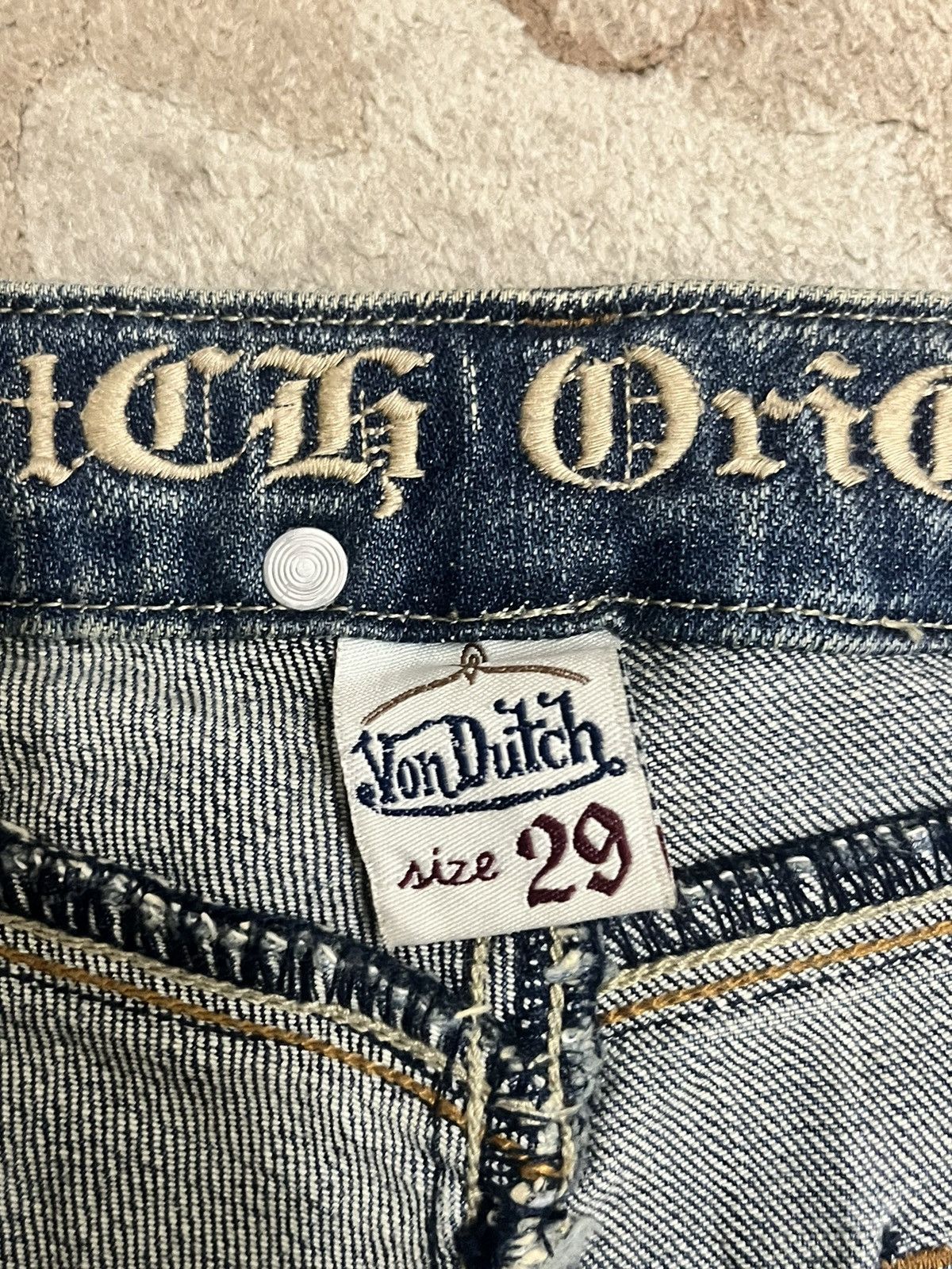 Vintage × Von Dutch Vintage Von Dutch Short Denim Size 32" / US 10 / IT 46 - 6 Thumbnail