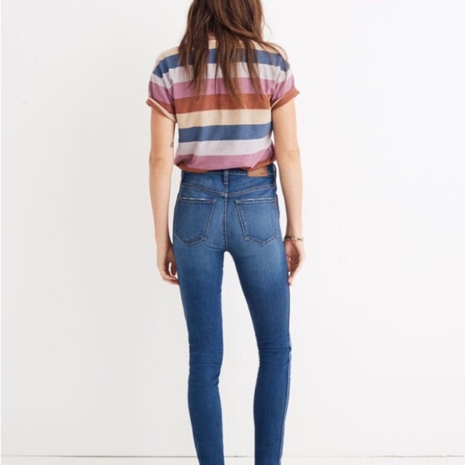 Madewell Madewell 10” HighRise Skinny Denim Jeans ButtonFly Womens 26 Size 26" / US 2 / IT 38 - 3 Thumbnail
