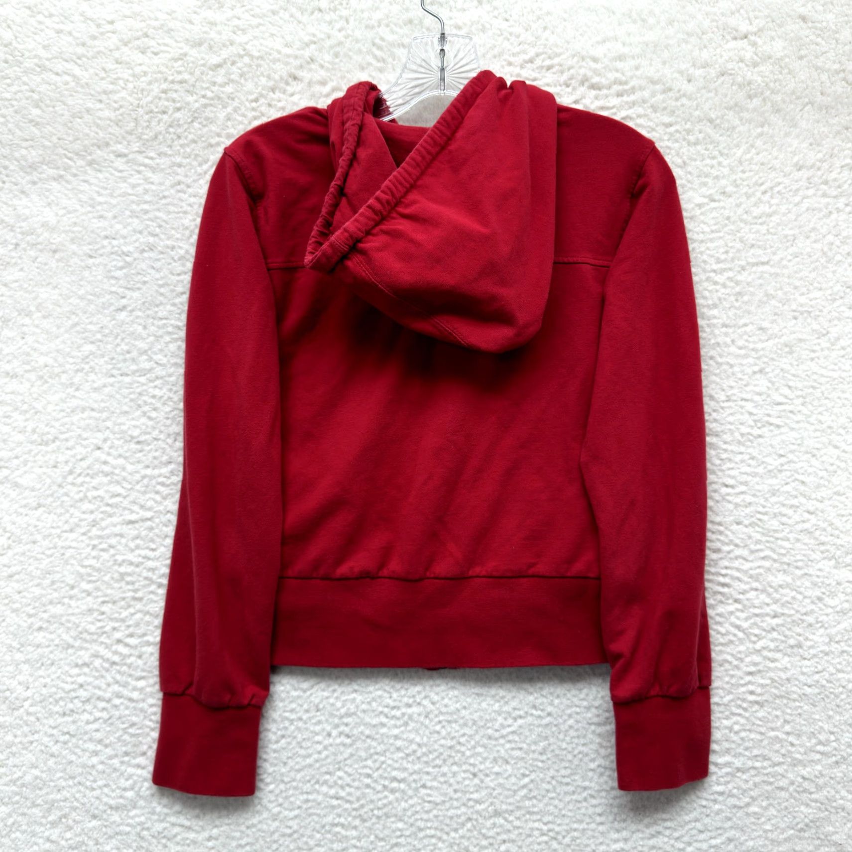 Rocawear VINTAGE Rocawear Hoodie Sweater Jacket Large Red Logo Y2K McBling Cyber Fairy Ladies/Adults? Size L / US 10 / IT 46 - 2 Thumbnail