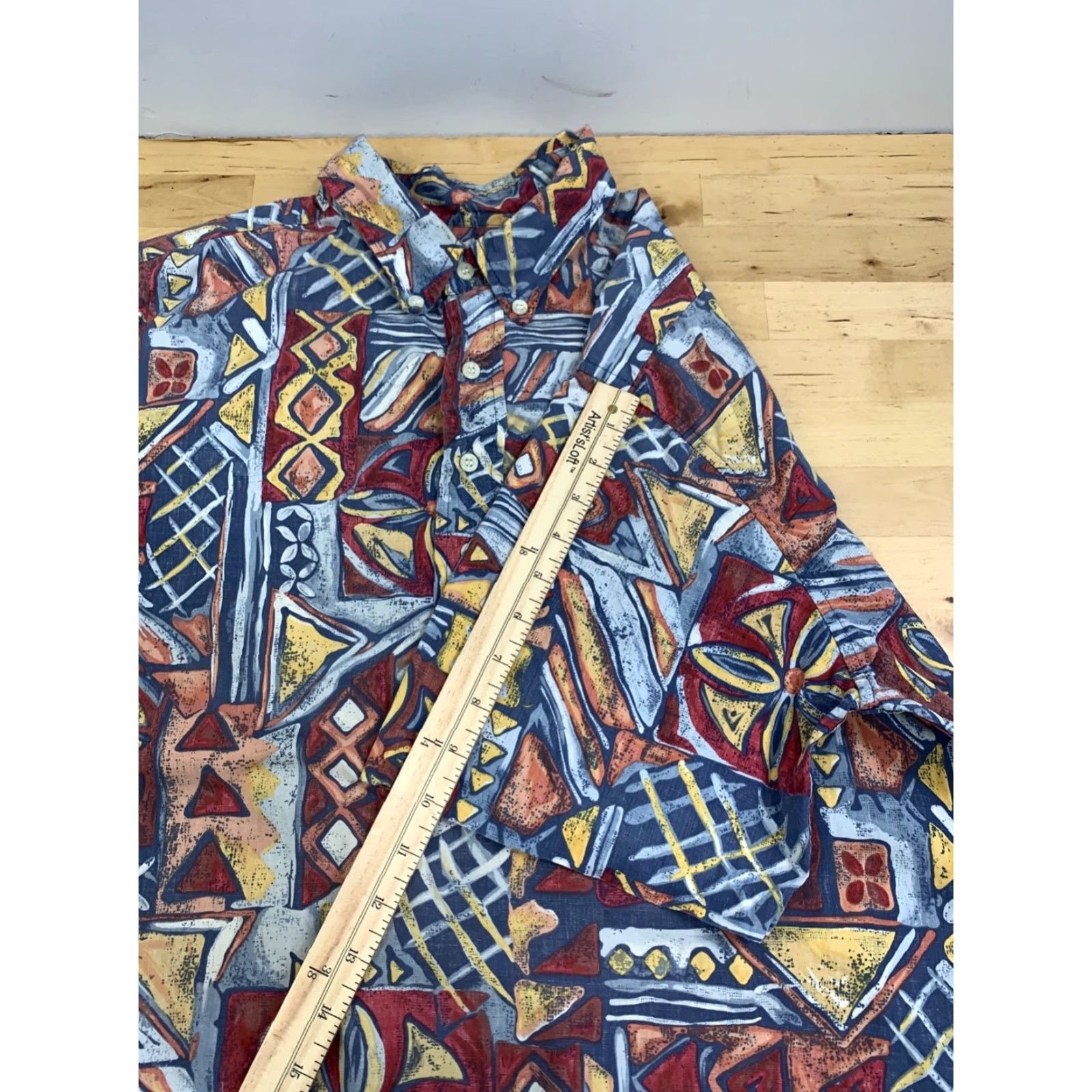 Reyn Spooner Reyn Spooner Hawaiian Shirt Men XL 1/4 Button Short Sleeve Multicolor Beach Tropical Casual Vacation 13018 Size US XL / EU 56 / 4 - 5 Thumbnail