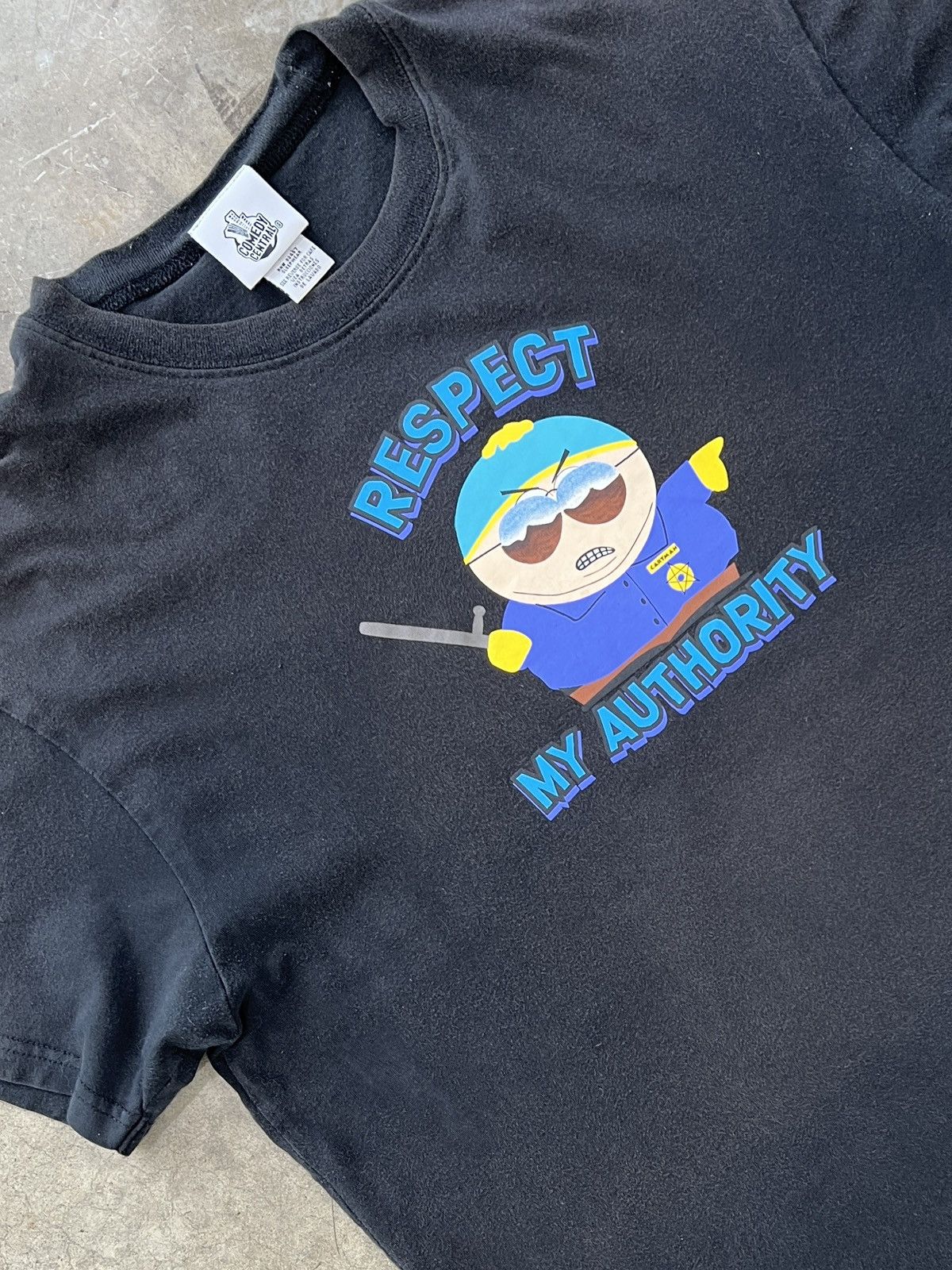 Vintage Vintage South Park Cartman Respect My Authority Tee Medium Size US M / EU 48-50 / 2 - 1 Thumbnail