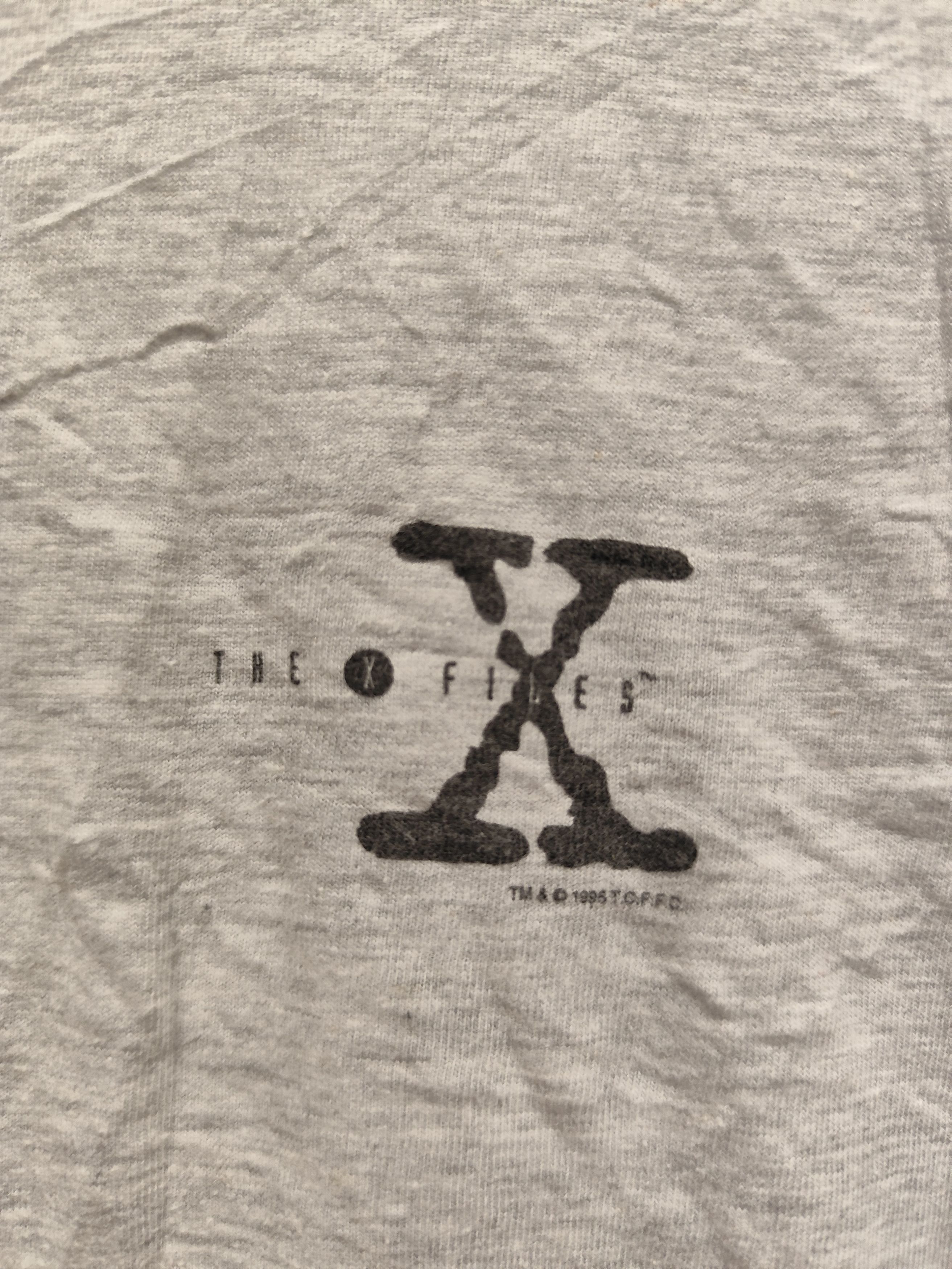Expert Horror Vintage 1995 t shirt movie the x files Size US XL / EU 56 / 4 - 2 Thumbnail