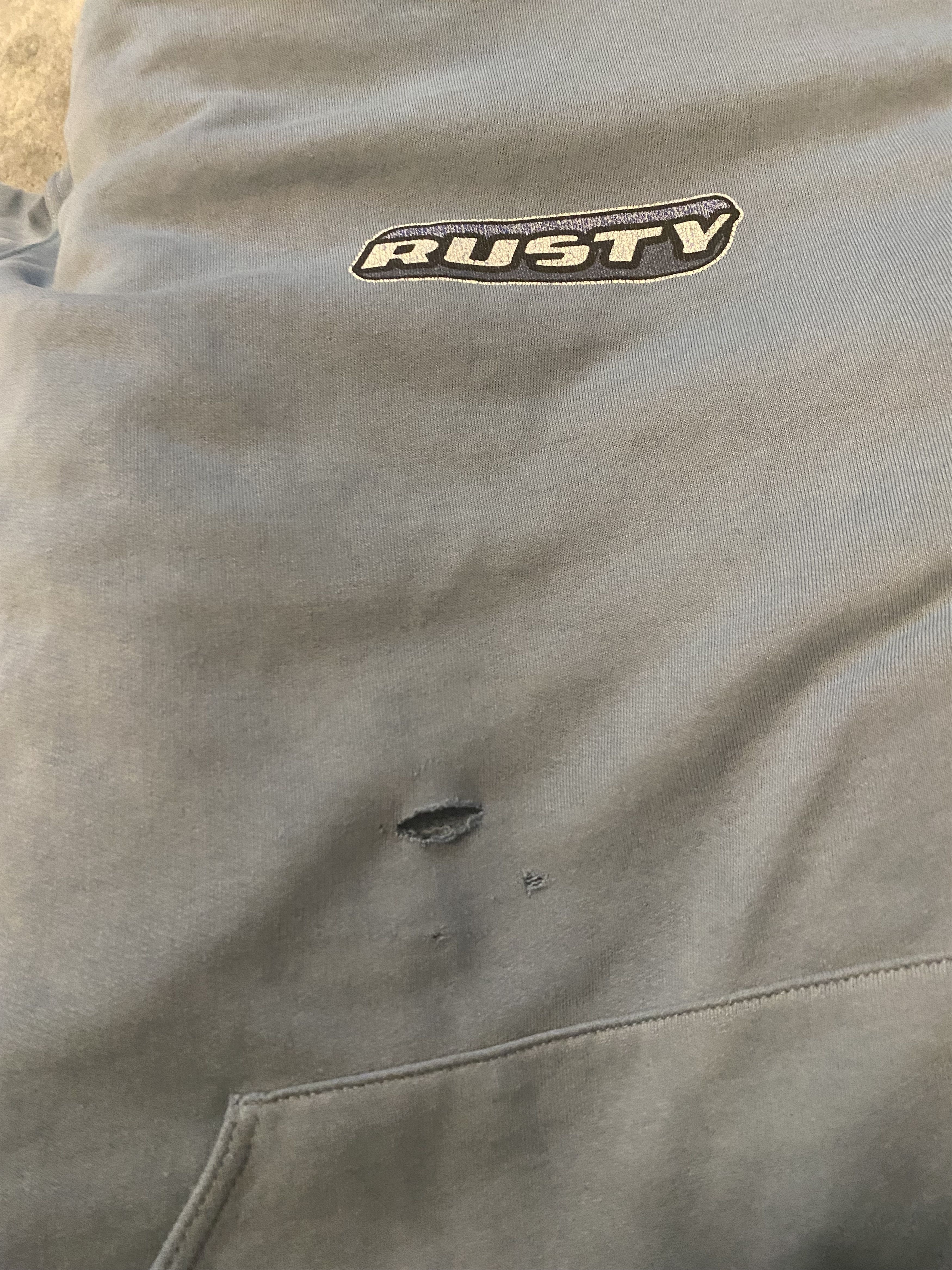 Rusty × Vintage Vintage 90’s Rusty Skate Surf Zip Up Hoodie distressed Size US S / EU 44-46 / 1 - 7 Thumbnail
