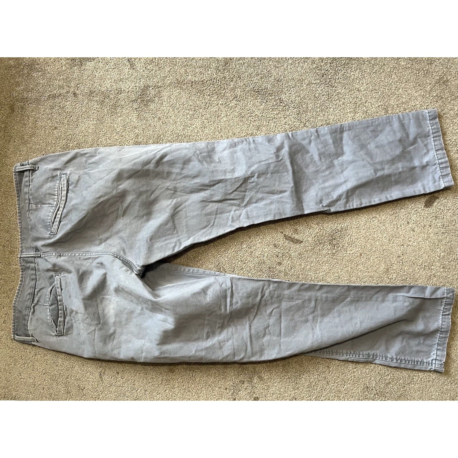 Gap Gap Chino Pants Slim Blue Men's 32x30 Casual Workwear Regular Size US 32 / EU 48 - 3 Thumbnail