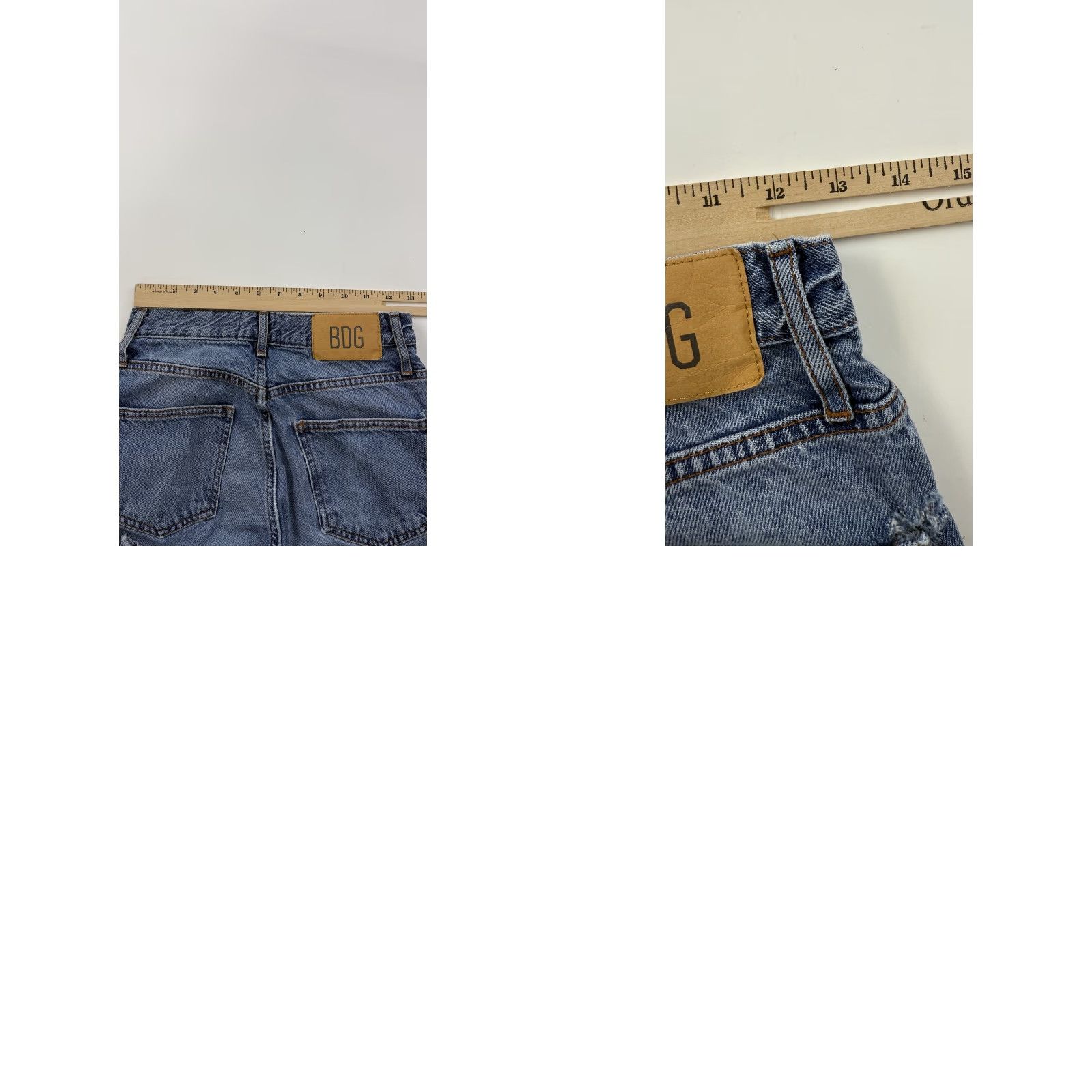 Bdg BDG Cowboy Jeans Womens 26 Blue Straight Leg High Rise 100% Cotton Denim Pants Size 26" / US 2 / IT 38 - 8 Thumbnail