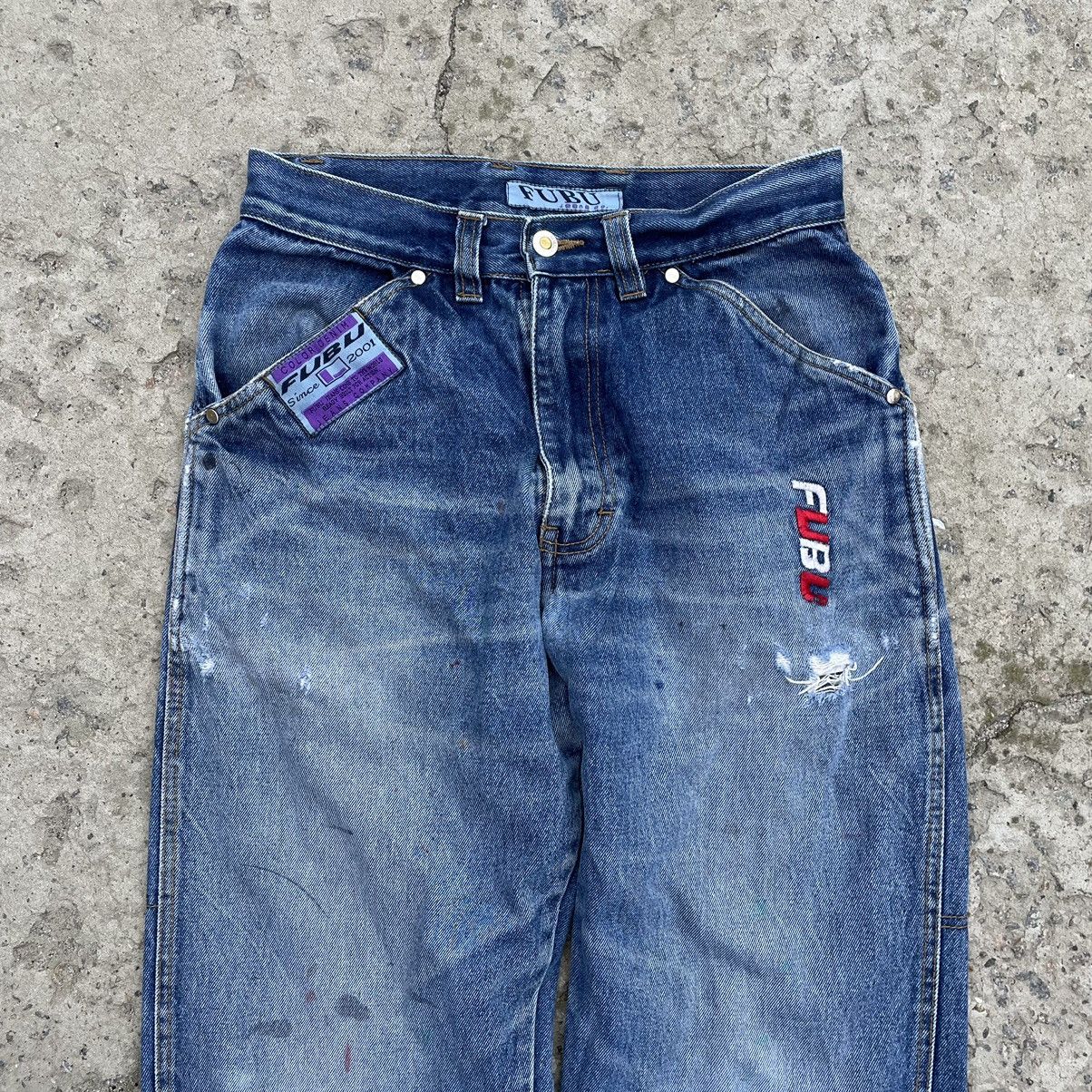 Fubu Vintage Fubu Jeans Baggy Fitted Y2K 90s Rap Size US 30 / EU 46 - 12 Thumbnail