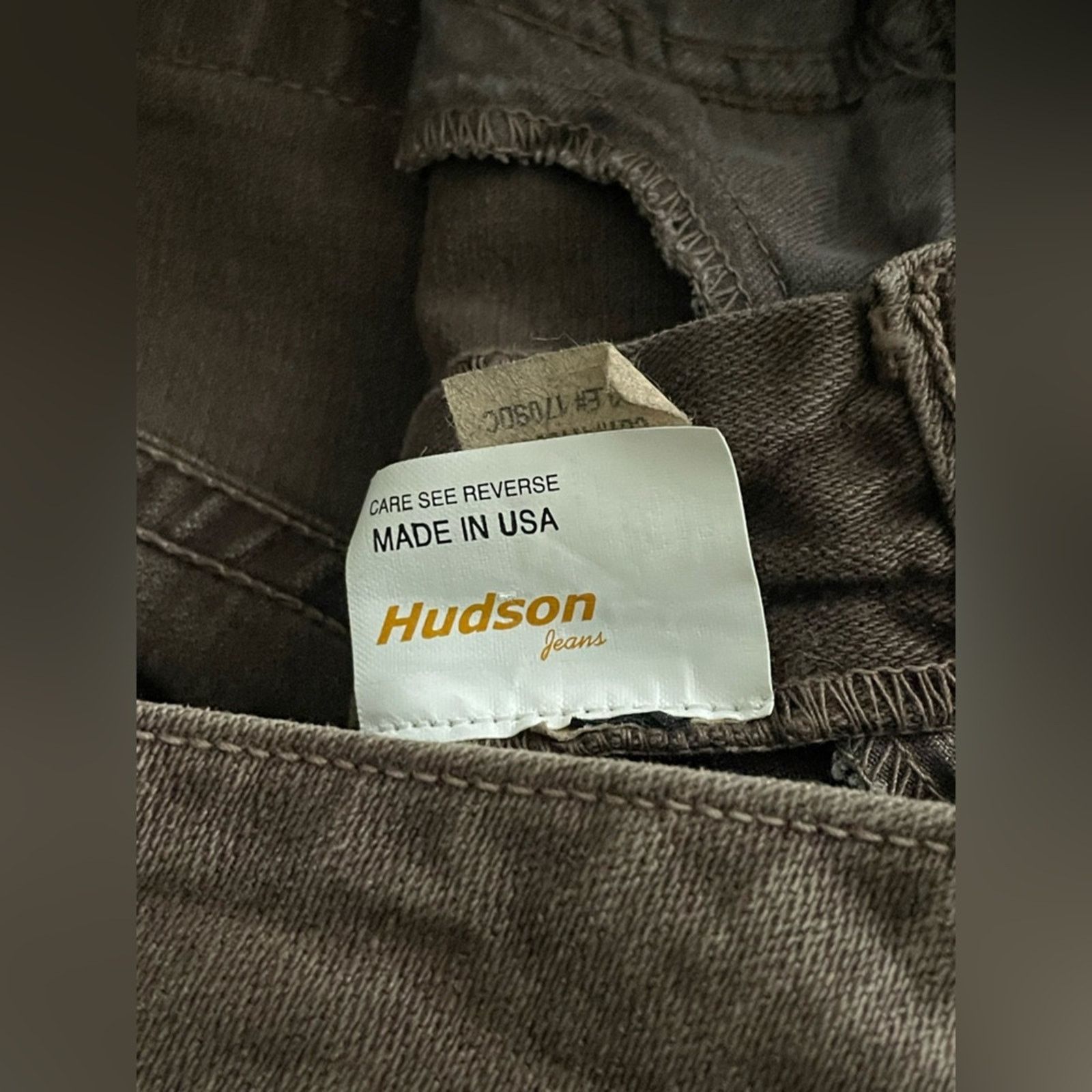 Hudson Hudson Jeans Brown Distressed Flared Jeans - size 31 Size 31" - 8 Thumbnail