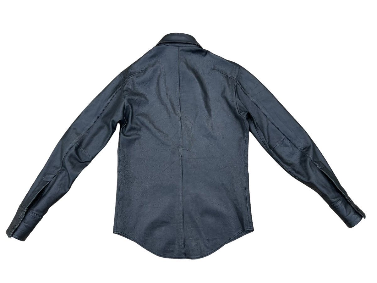 Vintage Vintage Yoshiyuki Konishi Black Sheepskin Leather Shirt Size US M / EU 48-50 / 2 - 4 Thumbnail