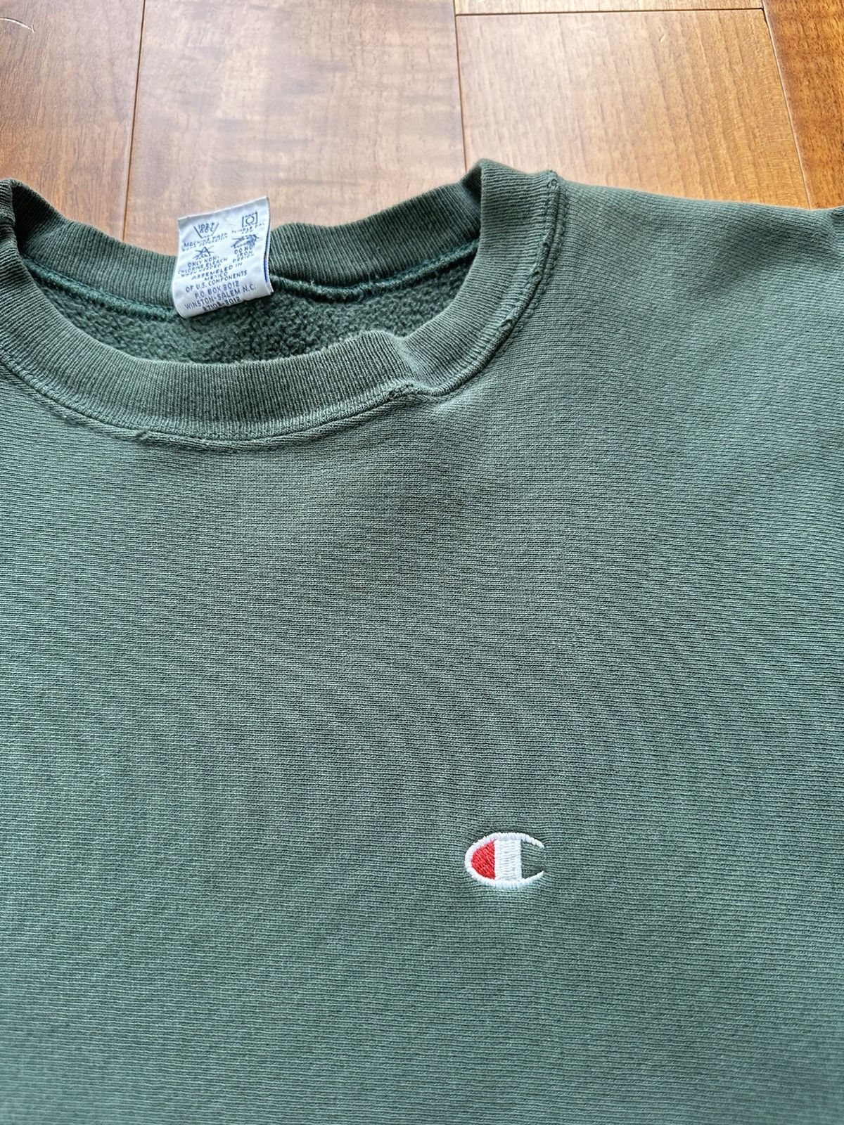 Champion × Vintage Vintage 90s Champion Forrest Green Reverse Weave Sweatshirt Size US XXL / EU 58 / 5 - 11 Thumbnail