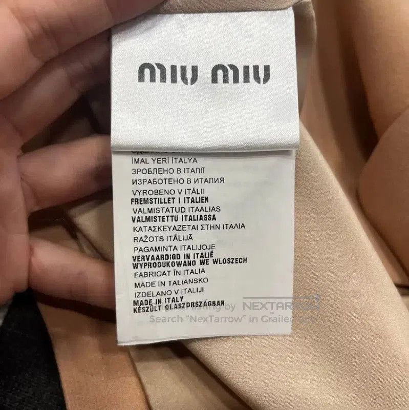 Miu Miu Miu Miu Light Pink Polyester Jacket . Size S / US 4 / IT 40 - 5 Thumbnail