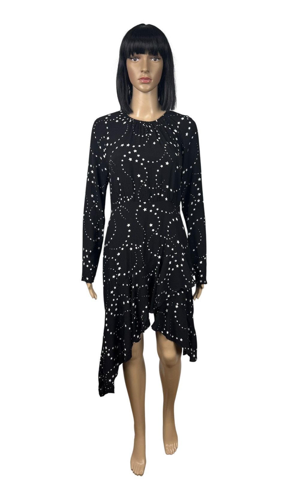 Maje Maje Viscose Stars Dress Asymmetrical size 1 Size S / US 4 / IT 40 - 2 Thumbnail