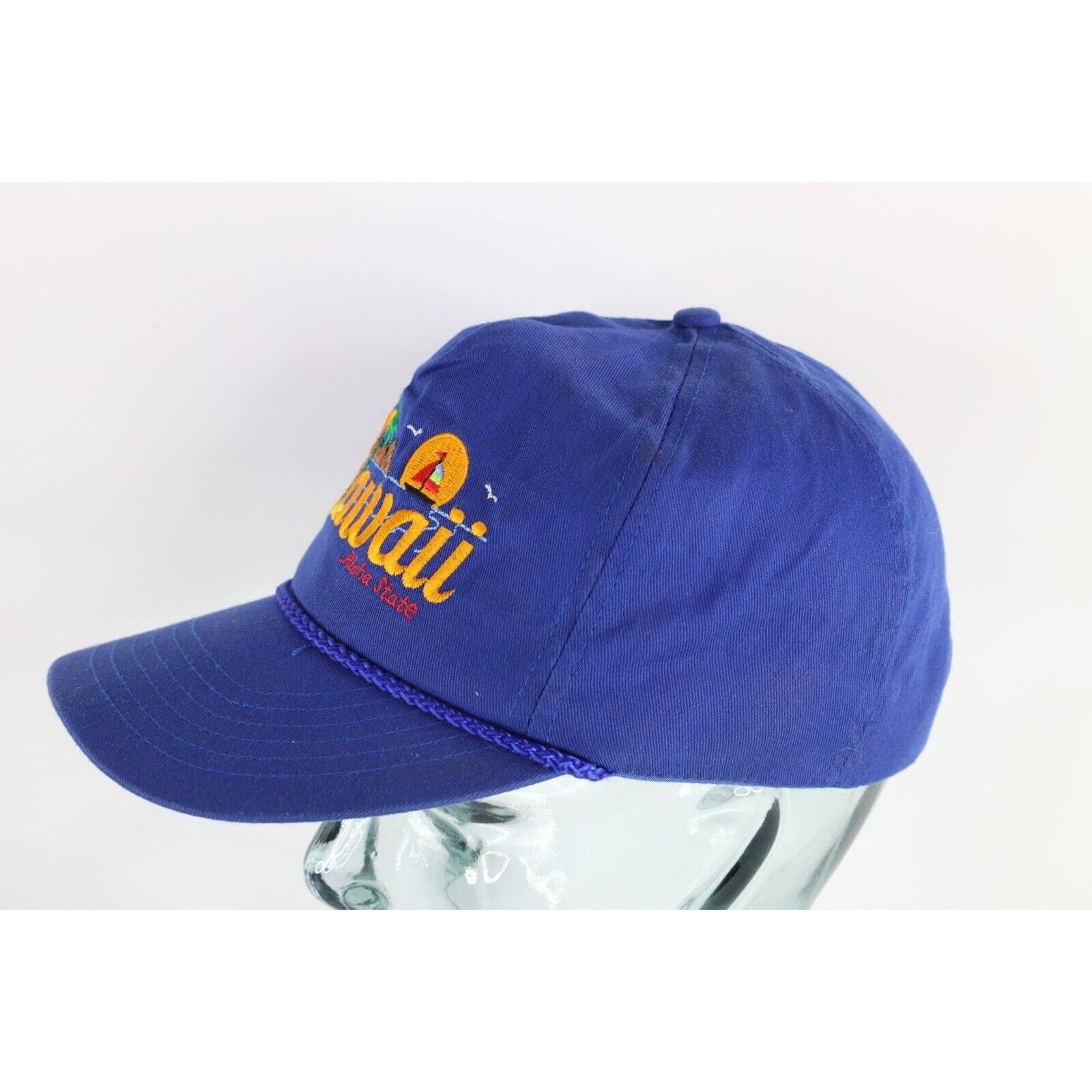 Vintage Vintage 90s Streetwear Hawaii Aloha State Beach Roped Hat Size ONE SIZE - 3 Thumbnail