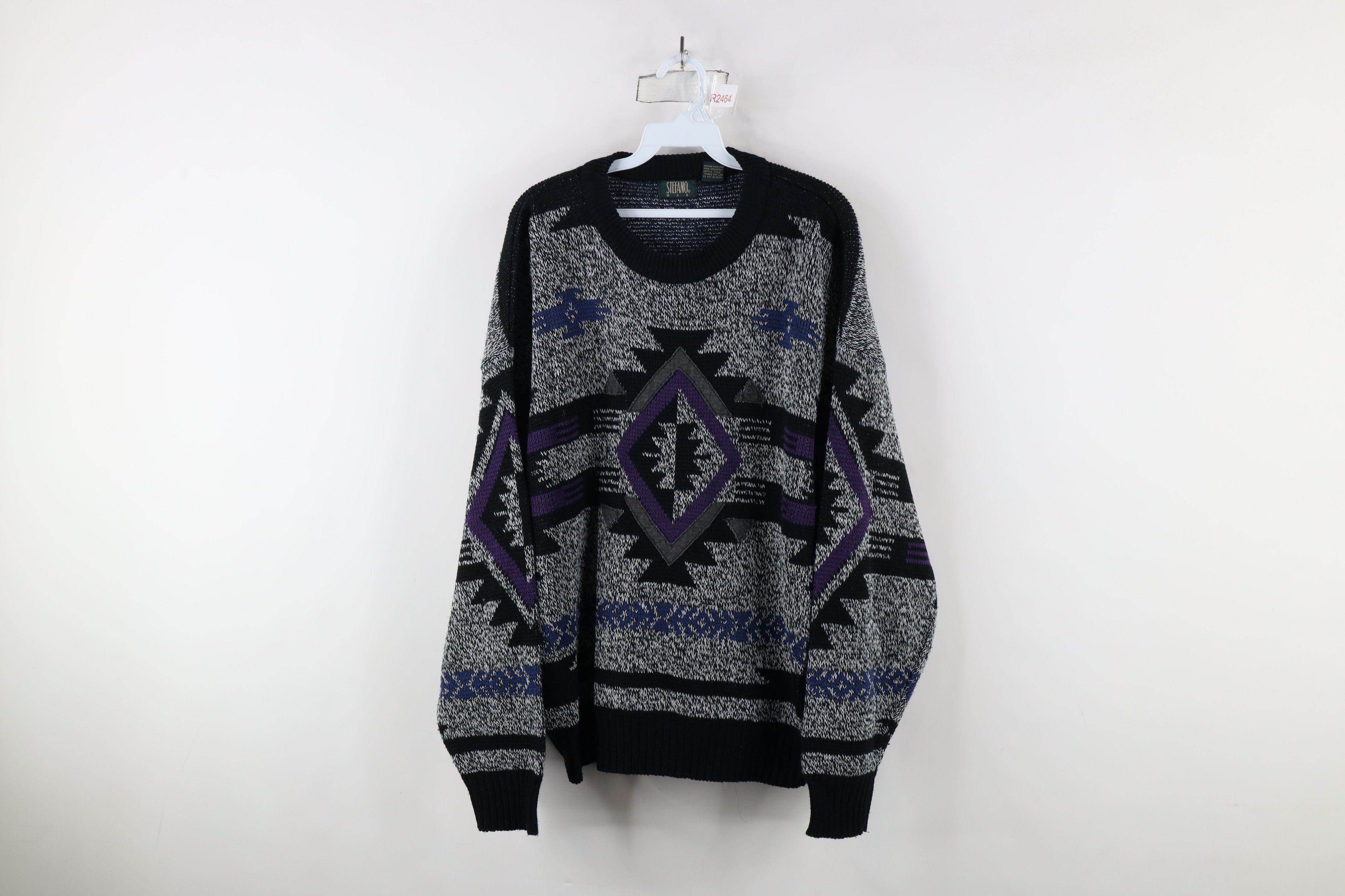 Vintage Vintage 90s Coogi Style Fiesta Southwestern Knit Sweater Size US XL / EU 56 / 4 - 1 Thumbnail