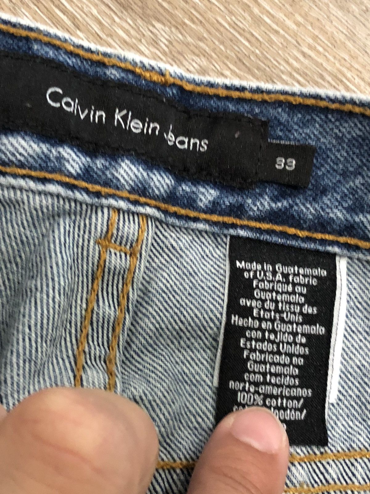 Calvin Klein Vtg 90s Calvin Klein Easy Fit Jeans Size US 33 - 7 Thumbnail