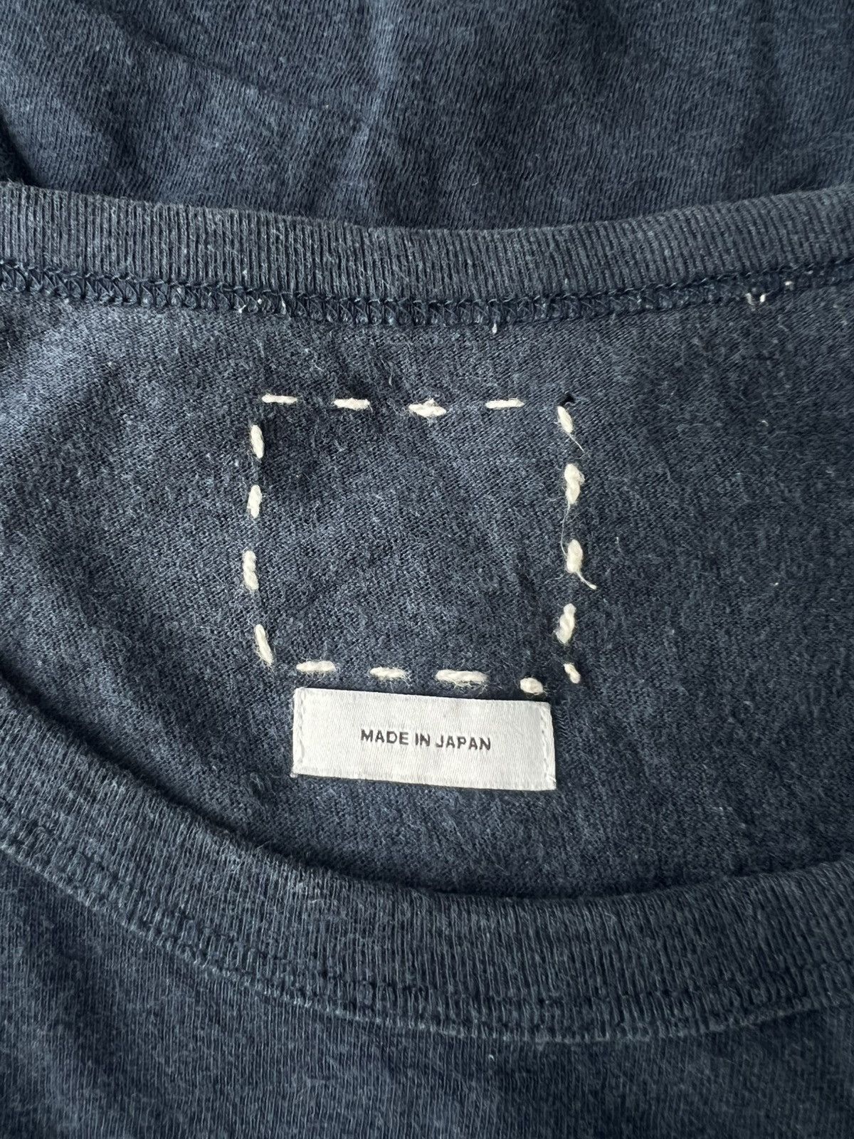 Visvim Prototype Visvim FIL Indigo Dyed Star Pocket Crewneck Shirt Size US M / EU 48-50 / 2 - 8 Thumbnail