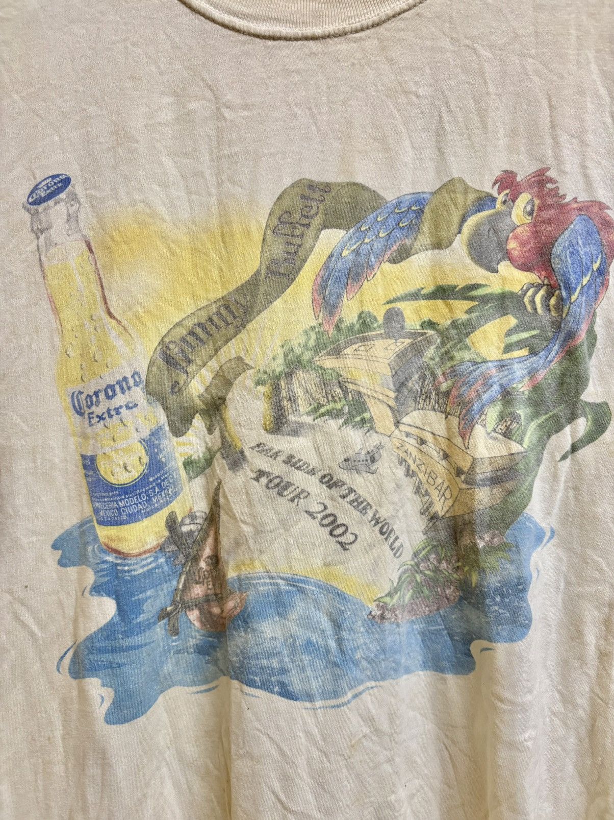 Band Tees Vintage Jimmy Buffett Band Tour 2002 Far Side Of The World Size US L / EU 52-54 / 3 - 5 Thumbnail