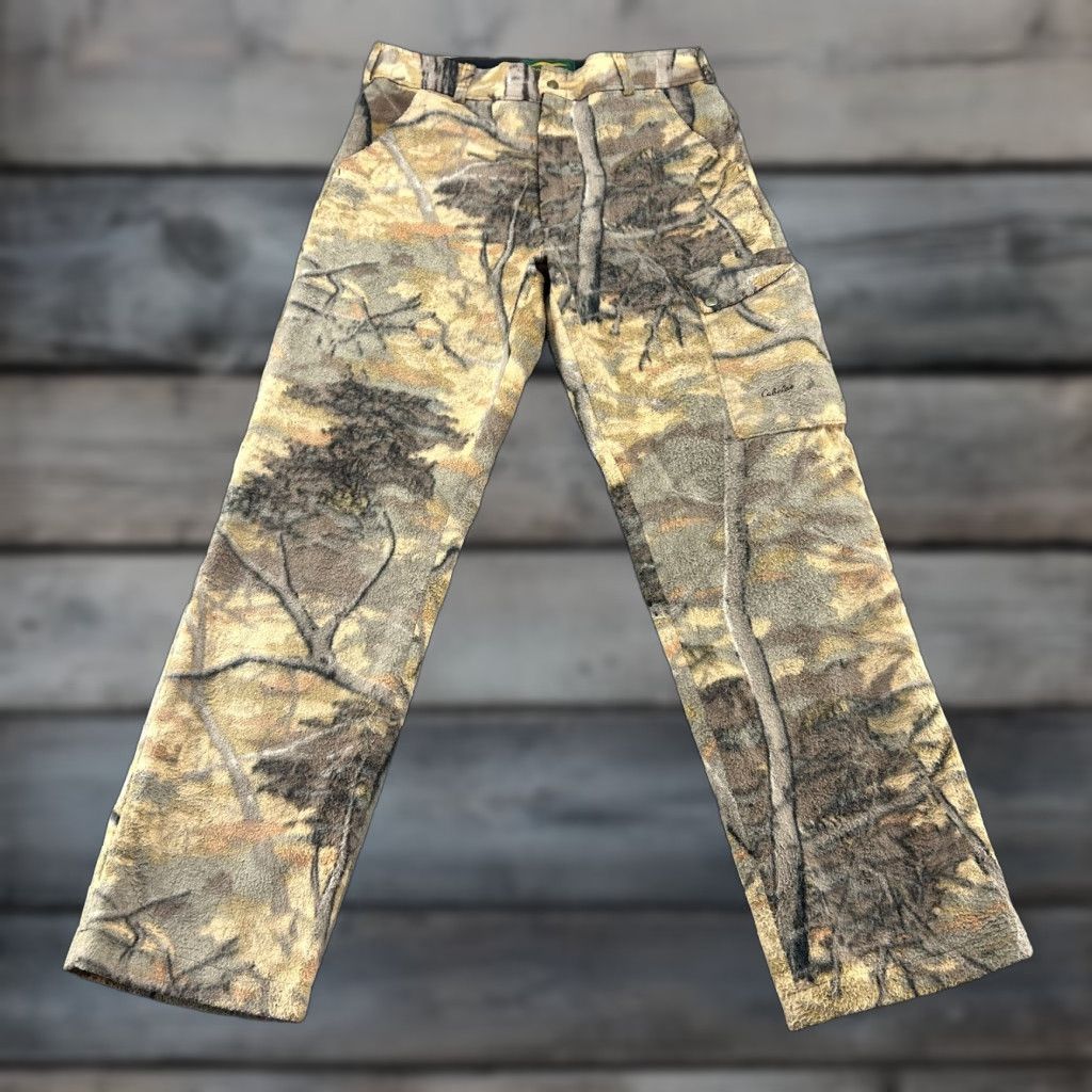 Vintage Cabela's Pants Men 34x34 Cargo Fleece Camouflage USA Straight Inseam 34 Size US 34 / EU 50 - 1 Thumbnail