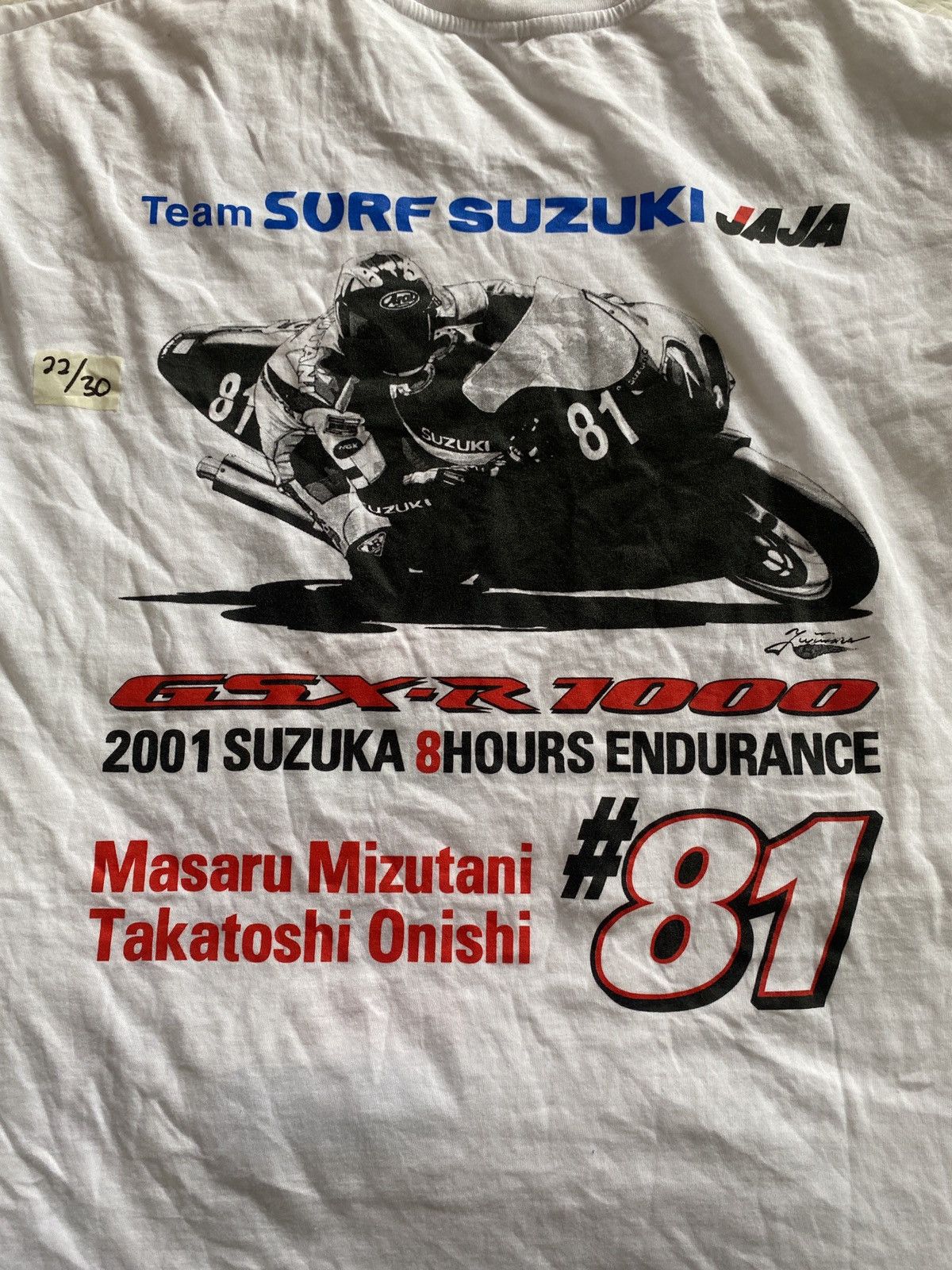 Vintage 🔥Vintage 90’s Team Suzuki Racing shirt Size US L / EU 52-54 / 3 - 10 Thumbnail