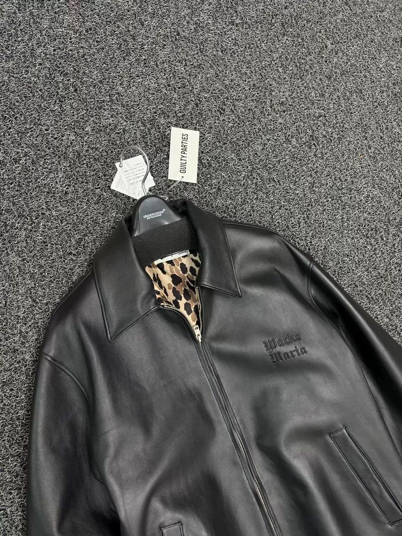 Wacko Maria wacko maria Leopard print lined leather jacket 2503-Nextarr Size US S / EU 44-46 / 1 - 2 Thumbnail