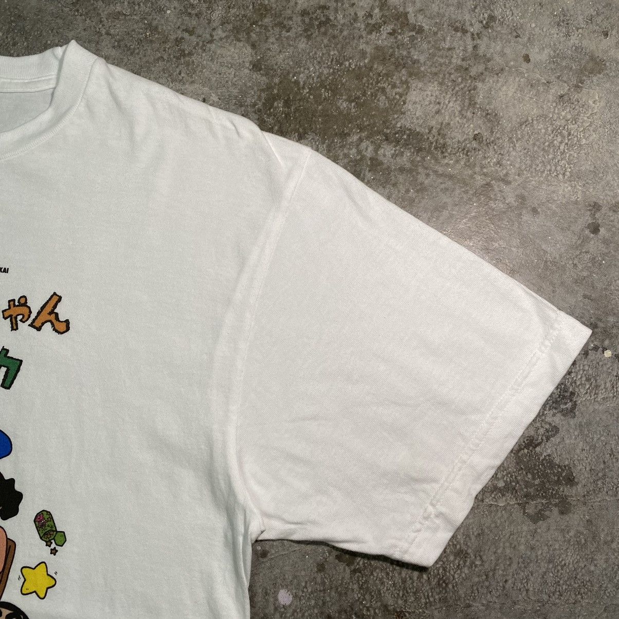 Band Tees CRAYON SHIN CHAN x RYOKUOUSHOKU SHAKAI ANIME T SHIRT Size US L / EU 52-54 / 3 - 7 Thumbnail