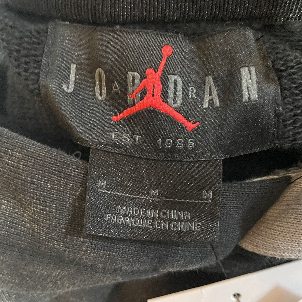 Jordan Brand Nike Jordan flight black fleece hoodie sweatshirt medium Size US M / EU 48-50 / 2 - 4 Thumbnail