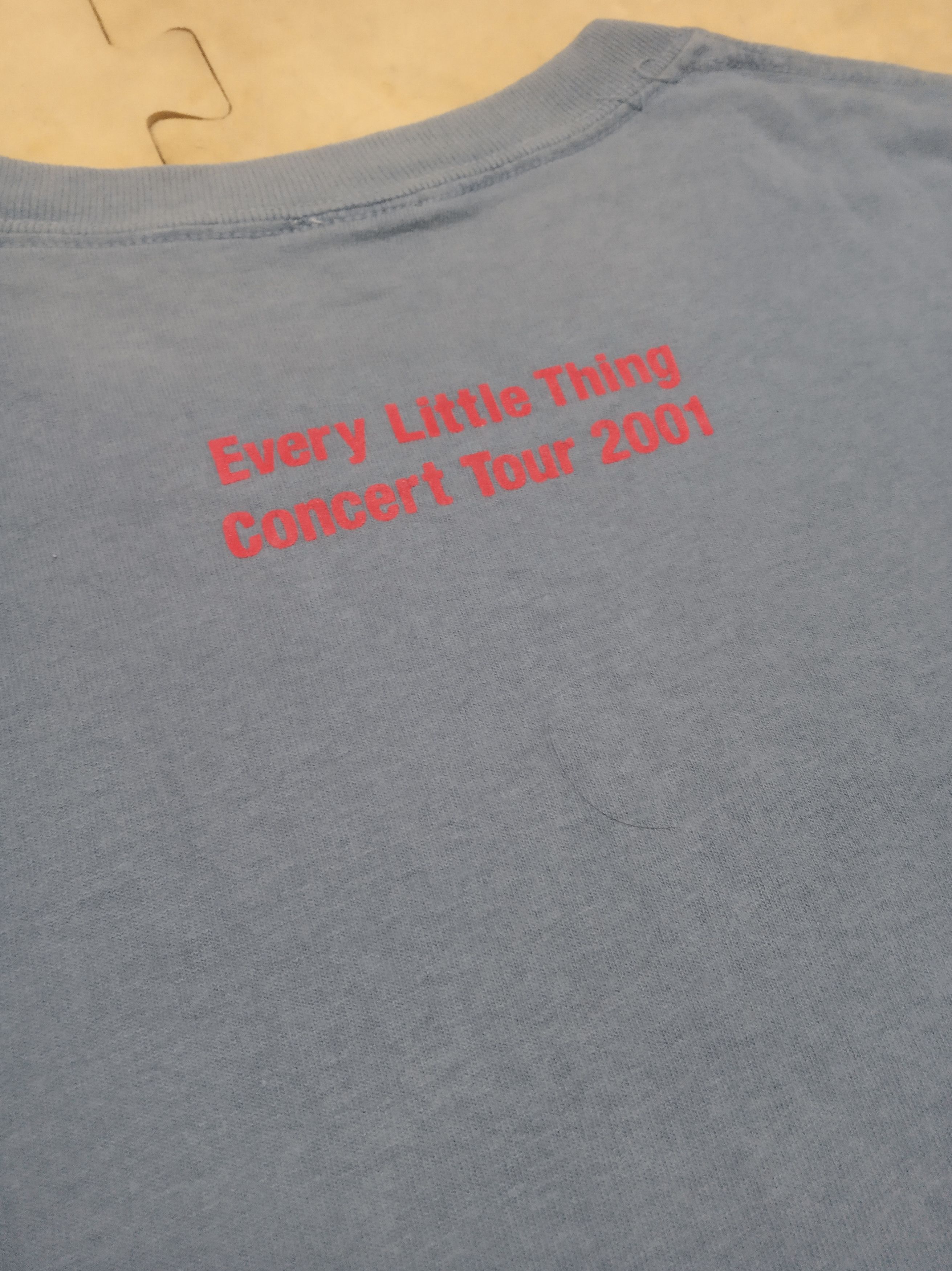 Band Tees Every Little Thing "Fourth Force" Concert Tour 2001 Size US L / EU 52-54 / 3 - 3 Thumbnail