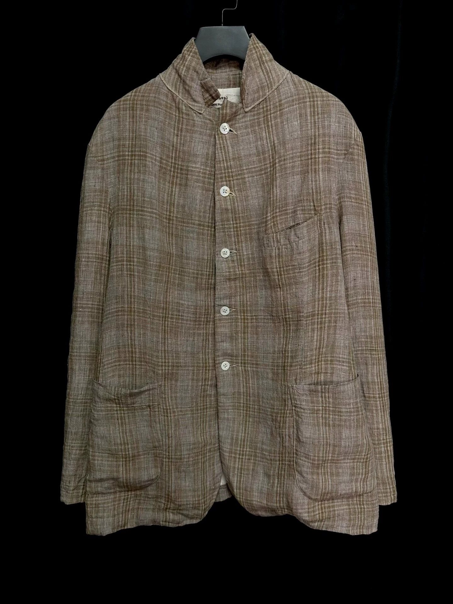 Other kaval vintage linen hand-dyed hand-sewn jacket M Size US M / EU 48-50 / 2 - 2 Thumbnail