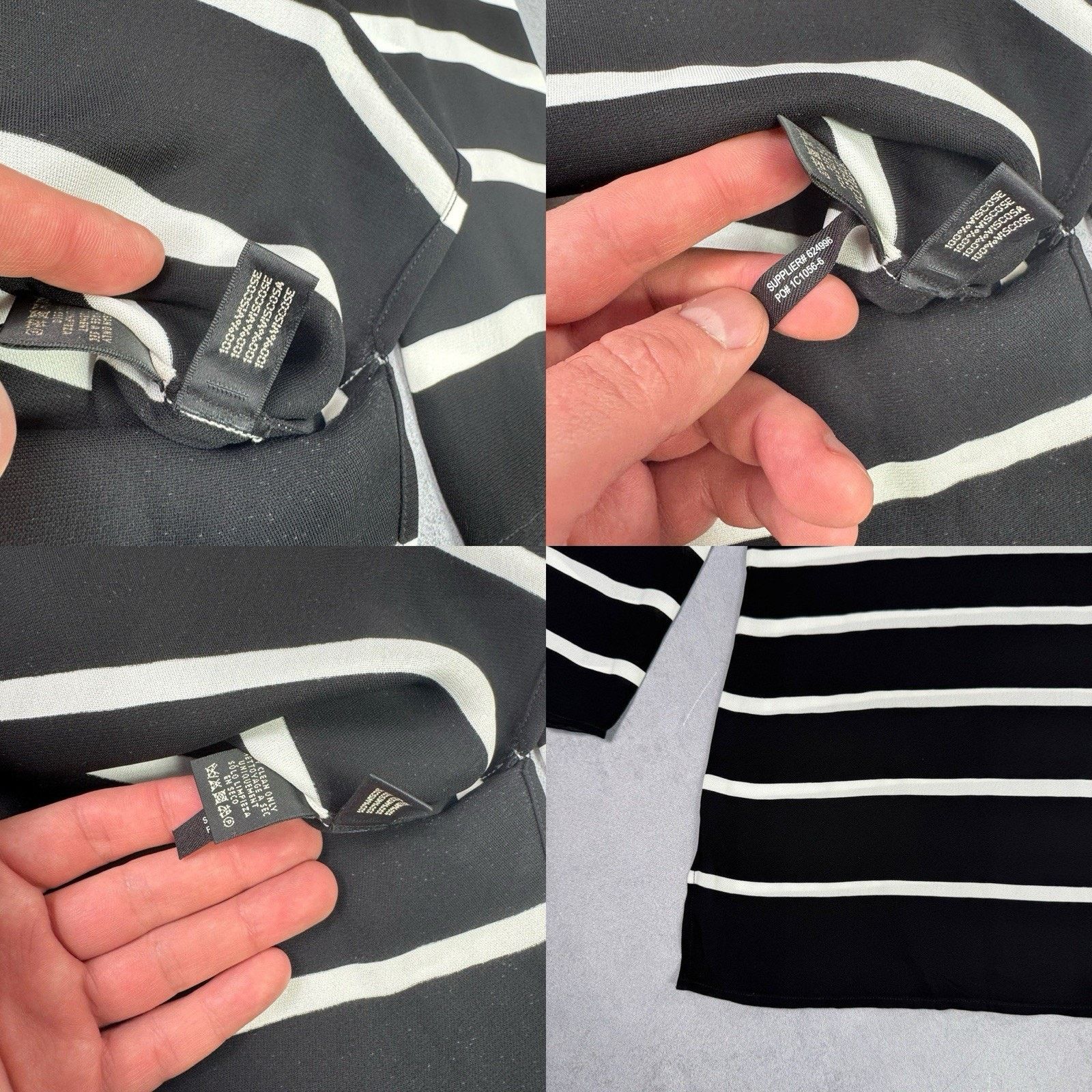 Ralph Lauren Ralph Lauren Black Label Linette Stripe Tunic Size 4 Viscose Size S / US 4 / IT 40 - 23 Thumbnail