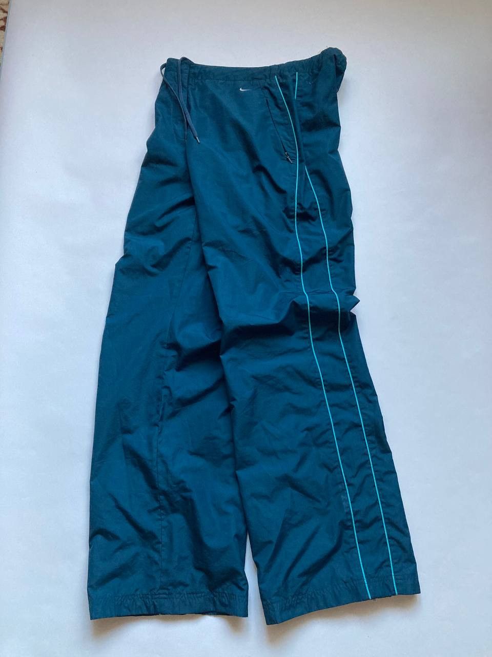 Nike × Vintage Vintage Nike Track Pants Nylon Drill Y2K Style Size US 34 / EU 50 - 1 Thumbnail
