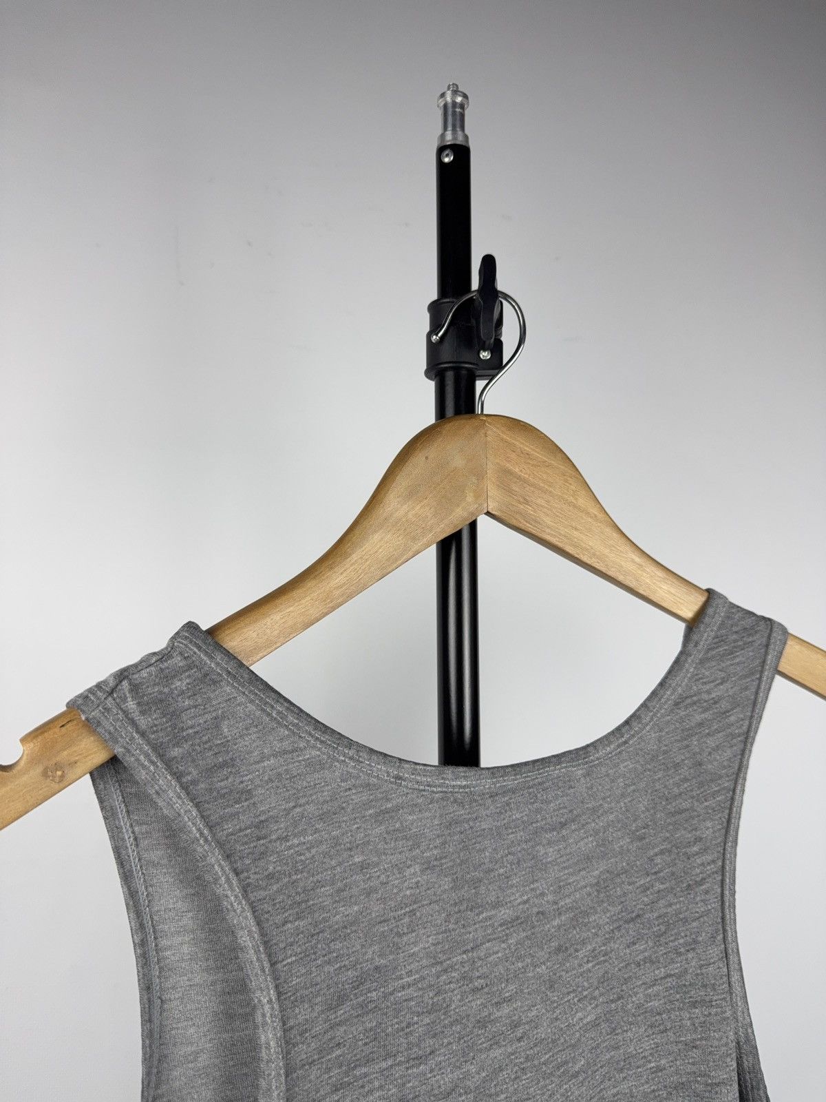 Adidas Vintage 90s Adidas Grey Tank Top 3-Stripes Athletic Singlet Size US S / EU 44-46 / 1 - 10 Thumbnail