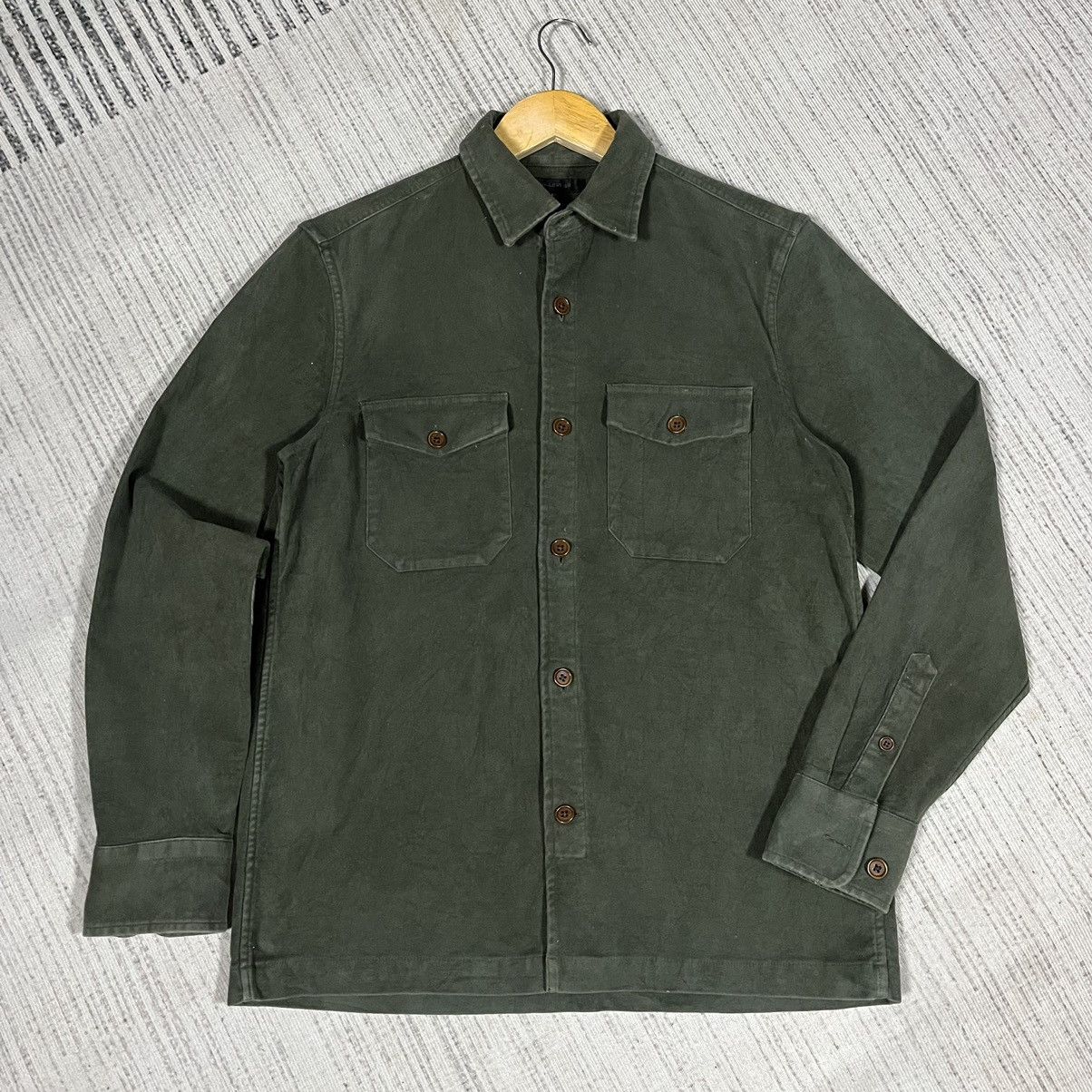 Banana Republic Banana Republic x Kevin Love Suede Shirt button up Size US M / EU 48-50 / 2 - 3 Thumbnail